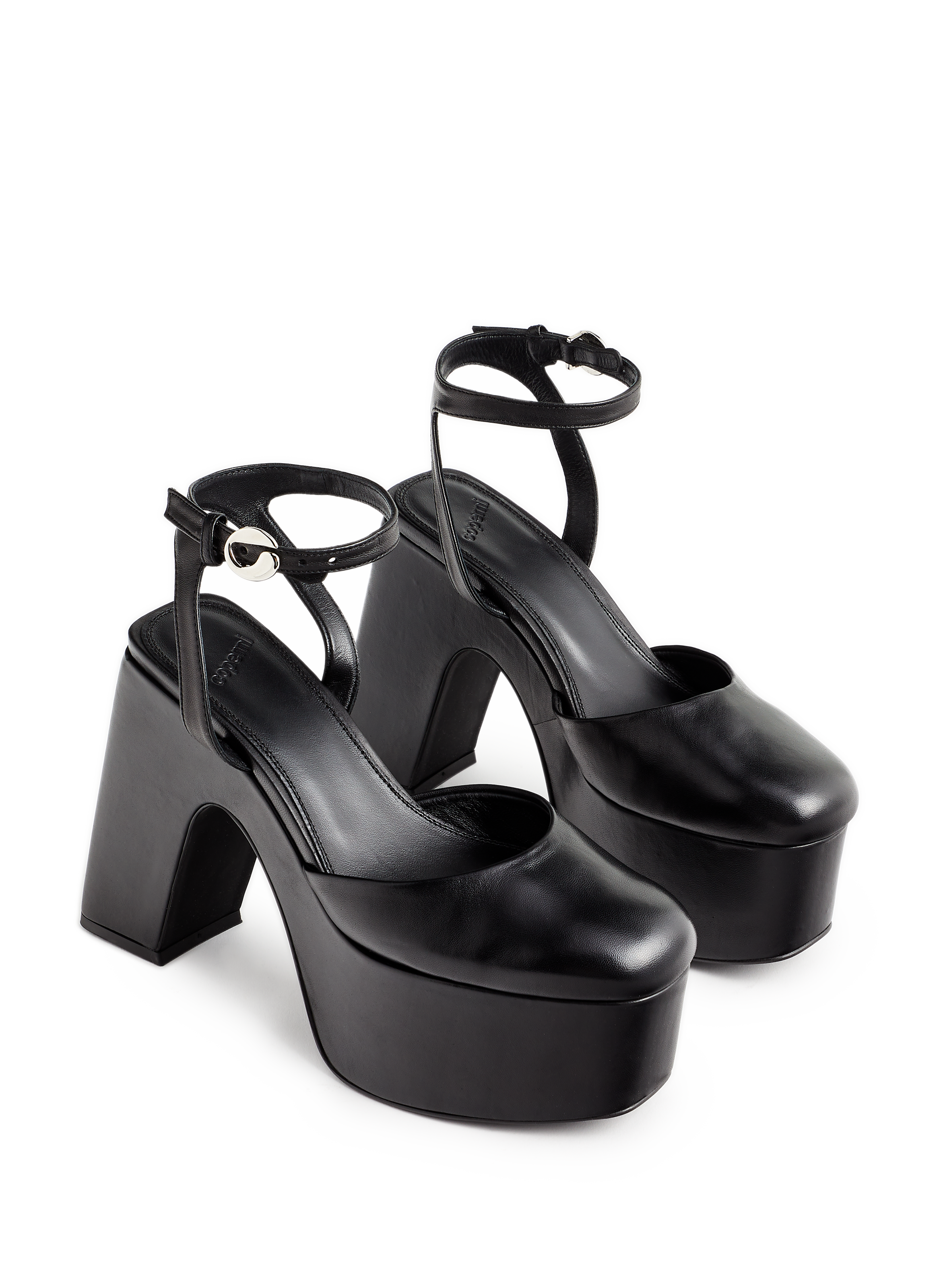 Sandales à plateforme Bridge pump COPERNI Noir
