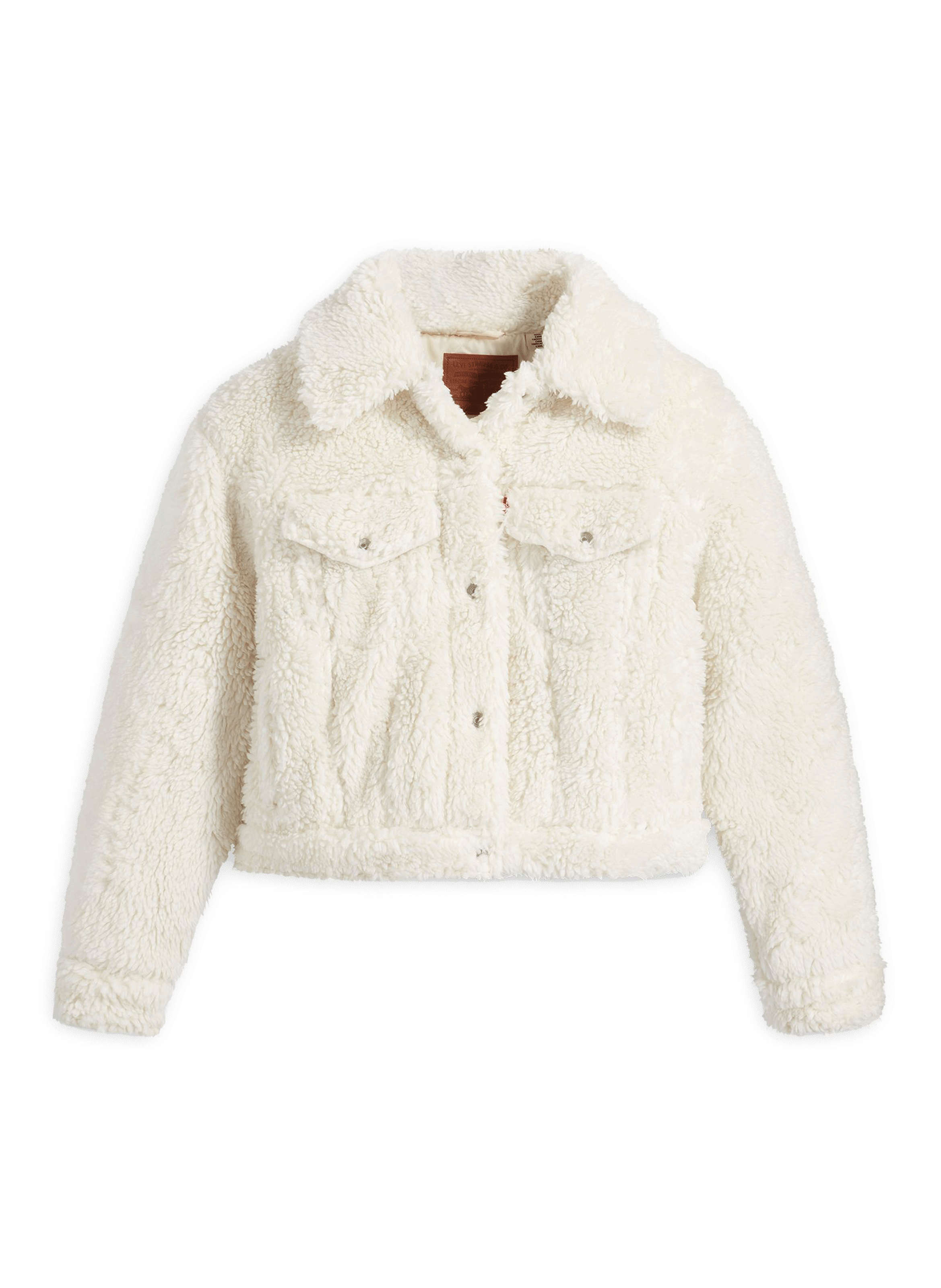 Blouson effet fausse fourrure