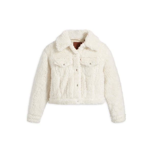 Blouson effet fausse fourrure