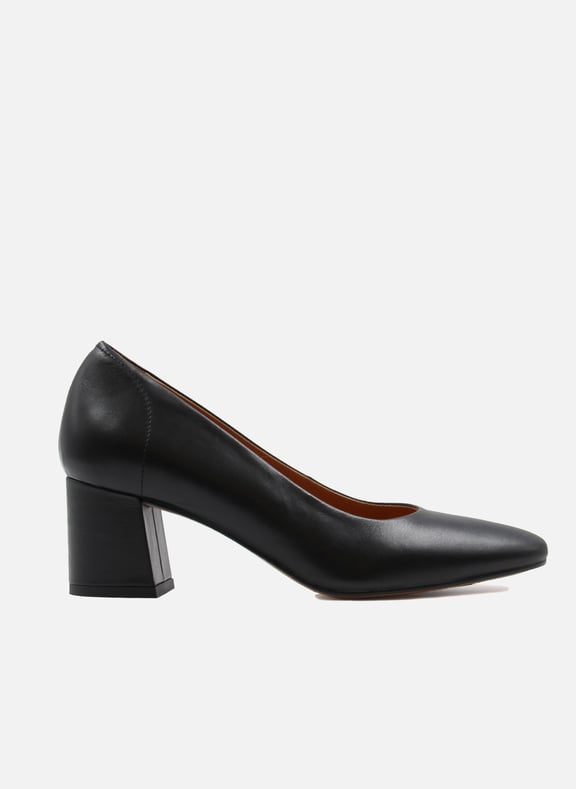Escarpins rétro cuir lisse Noir by JULES & JENN JULES & JENN Escarpins rétro cuir lisse Noir