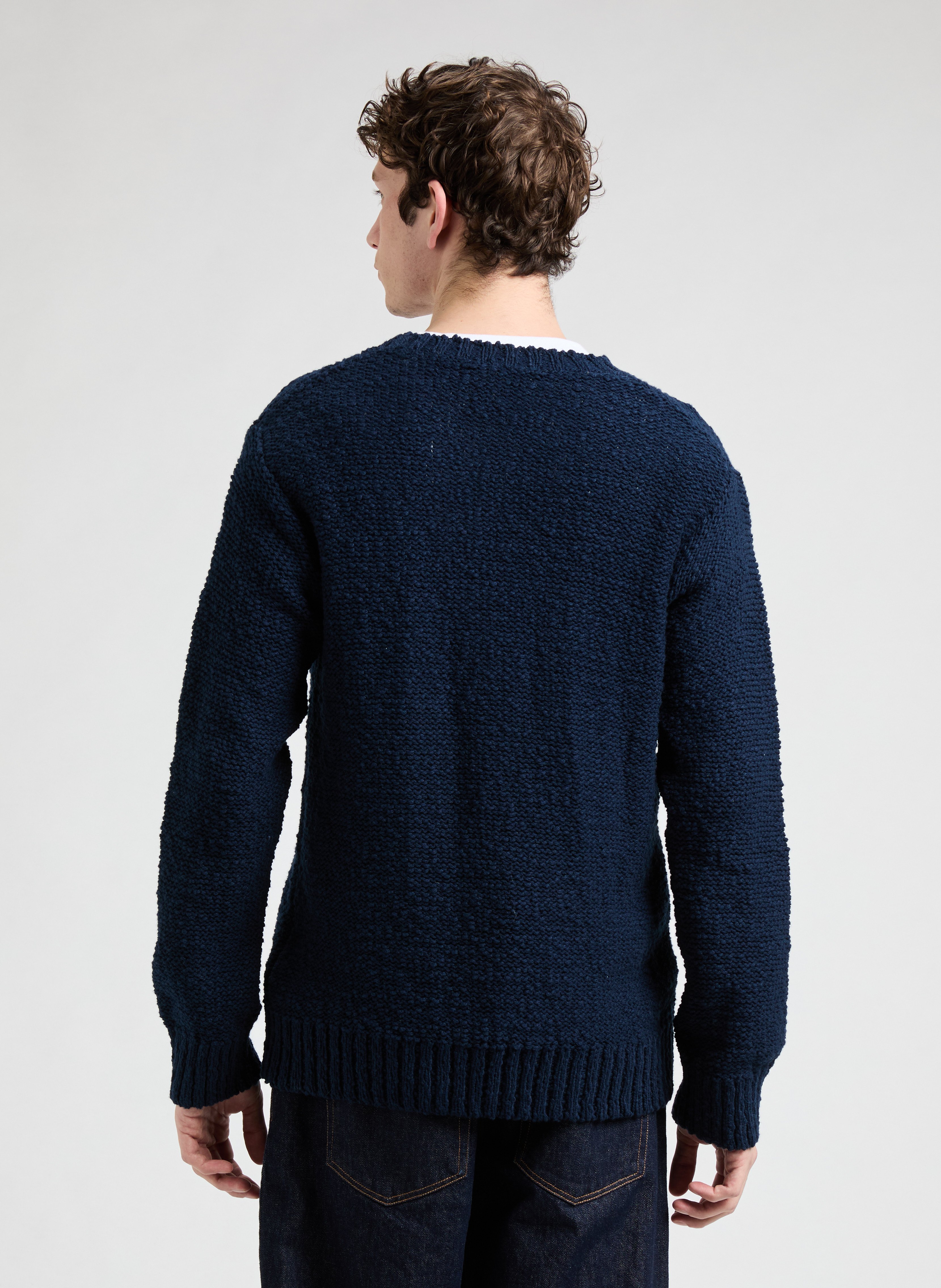 Cotton Fazy Sweater SAISON 1865 Blue