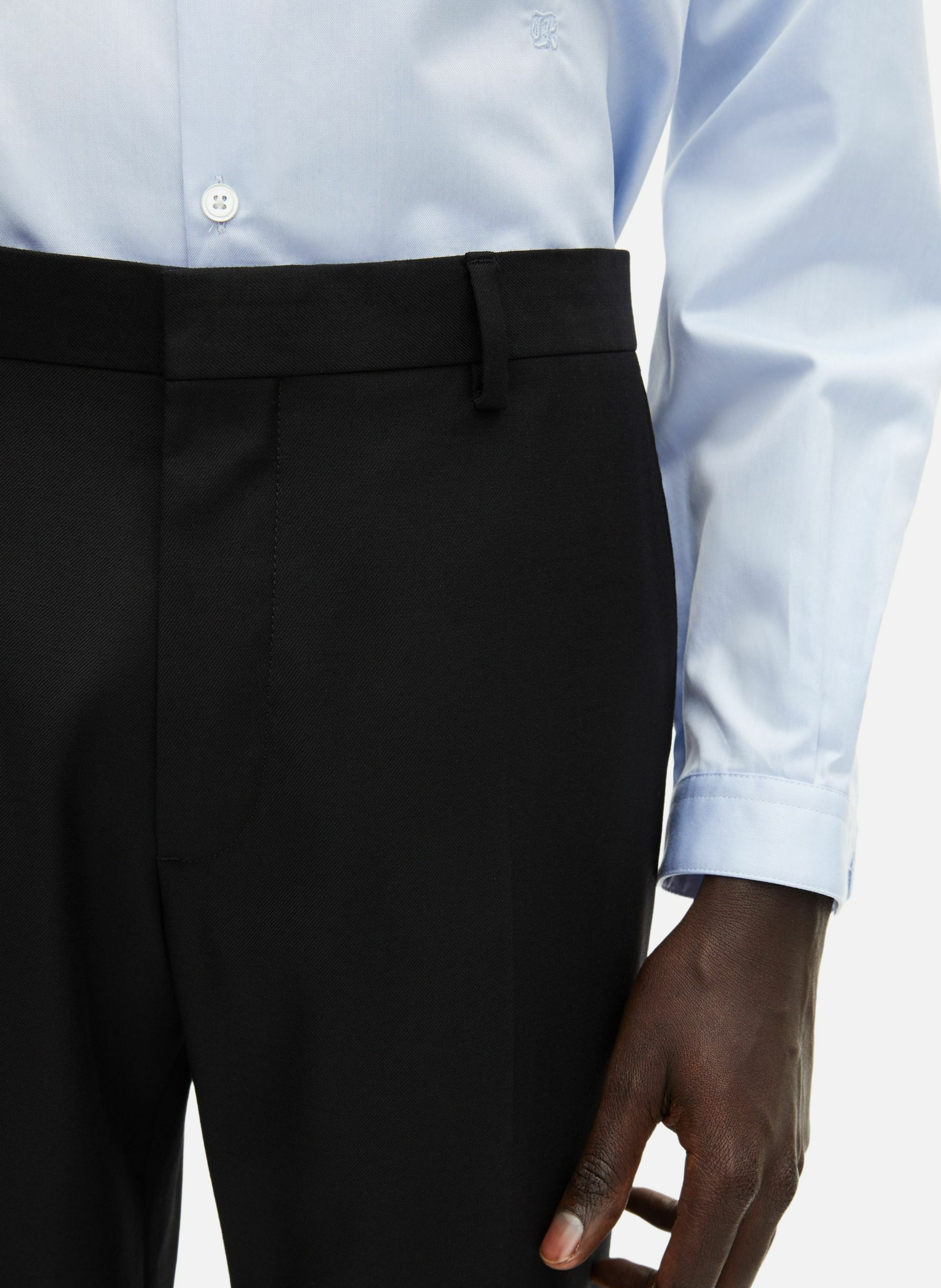 Pantalon de costume en laine coupe ajustée THE KOOPLES Noir