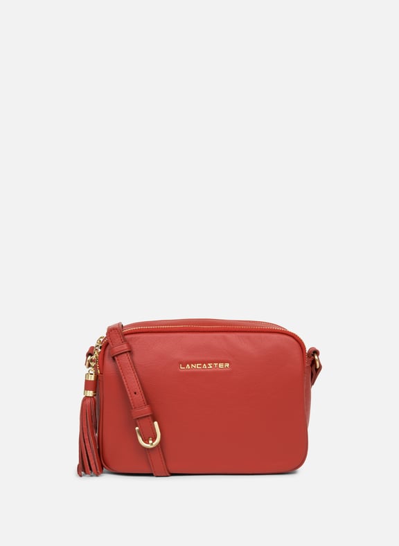Sac trotteur - mademoiselle ana Rouge by LANCASTER LANCASTER Sac trotteur - mademoiselle ana Rouge