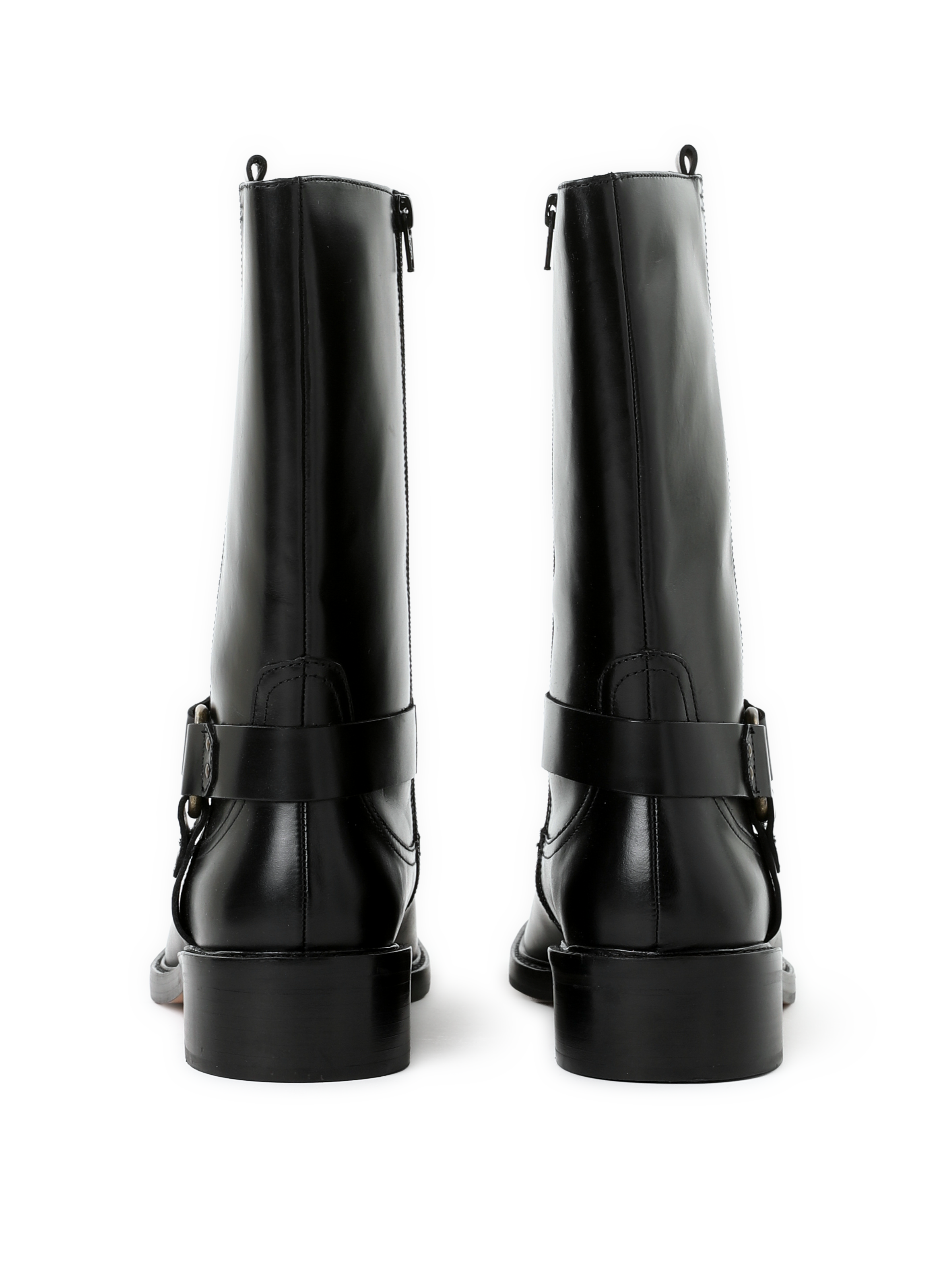 Nalvia leather boots GEOX Black