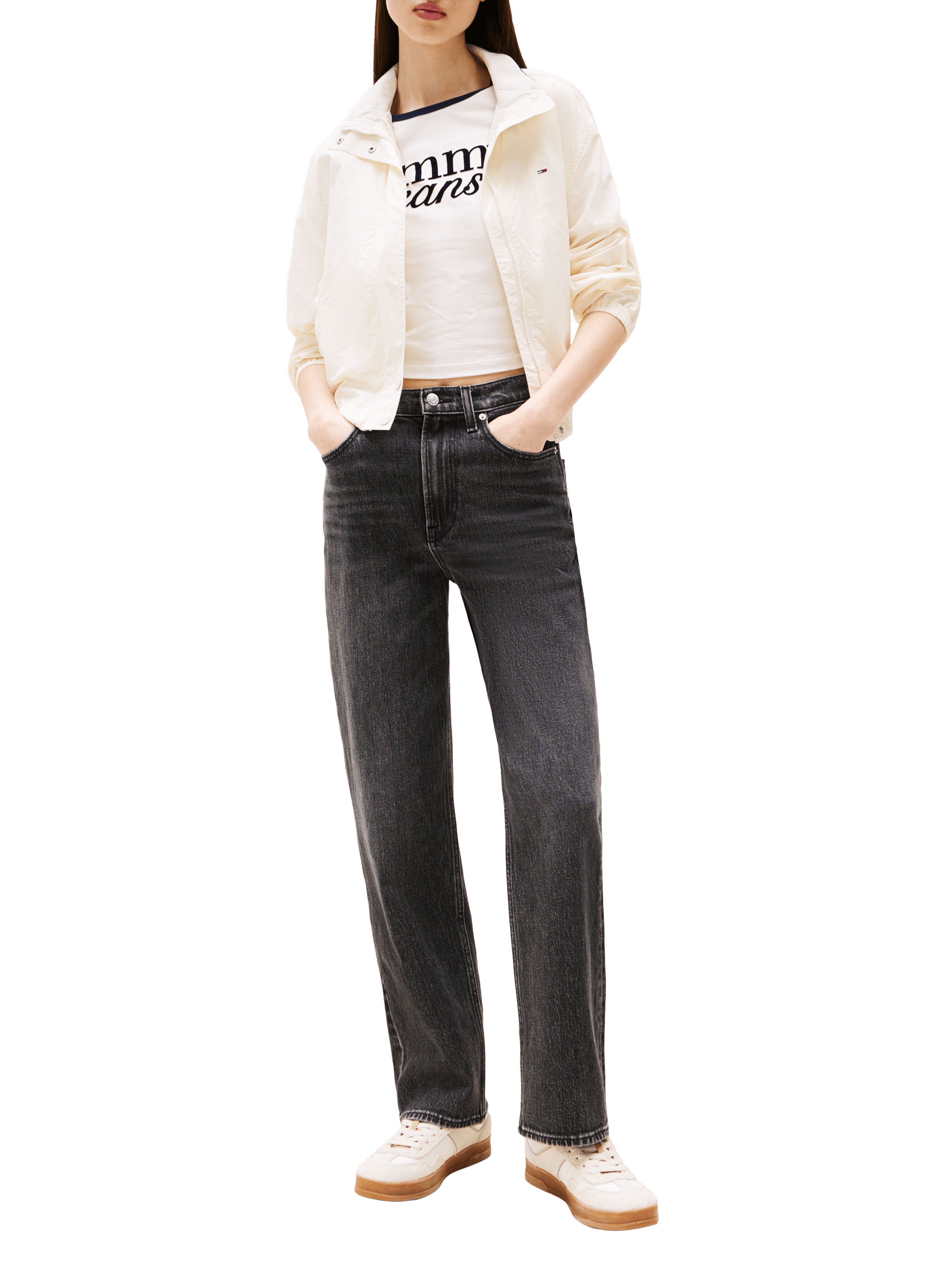 Jean droit Layla TOMMY HILFIGER Noir