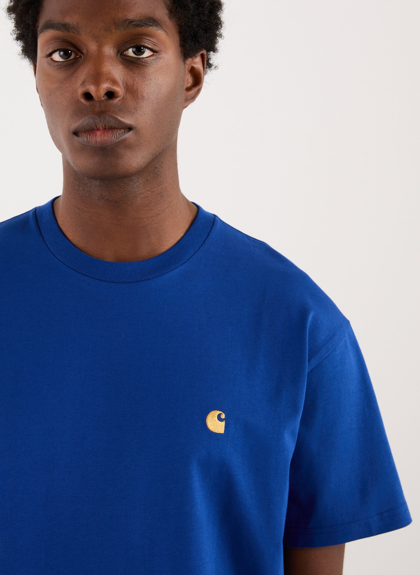 Oversized cotton T-shirt CARHARTT WIP Blue