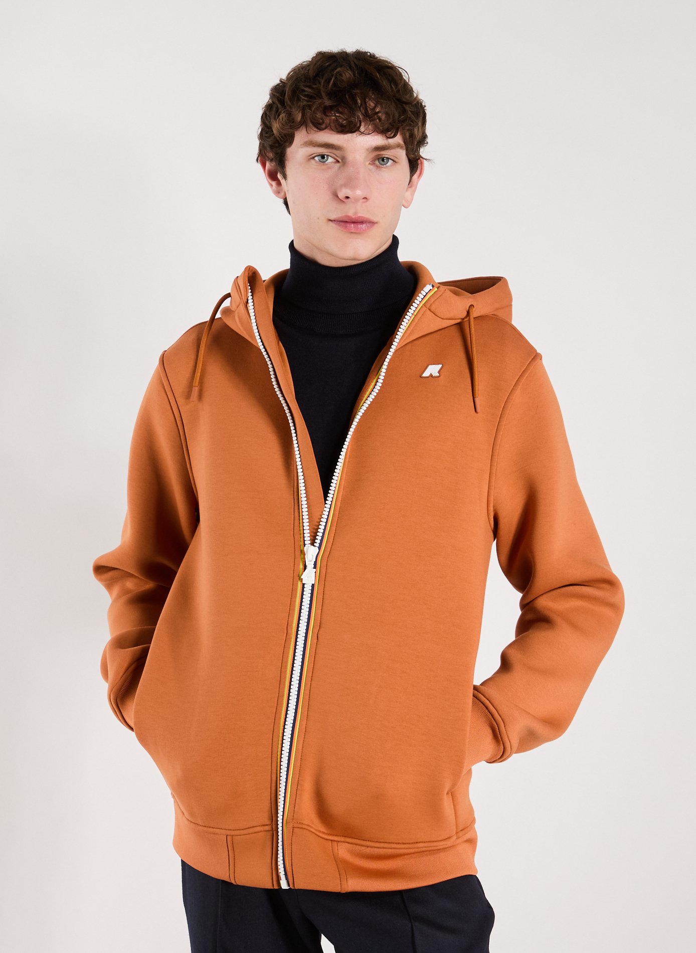 K-WAY Gilet à capuche Rainer  Orange