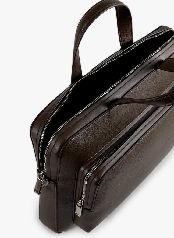 Porte-documents à bandoulière amovible | Brown by CALVIN KLEIN Porte-documents à bandoulière amovible Brown