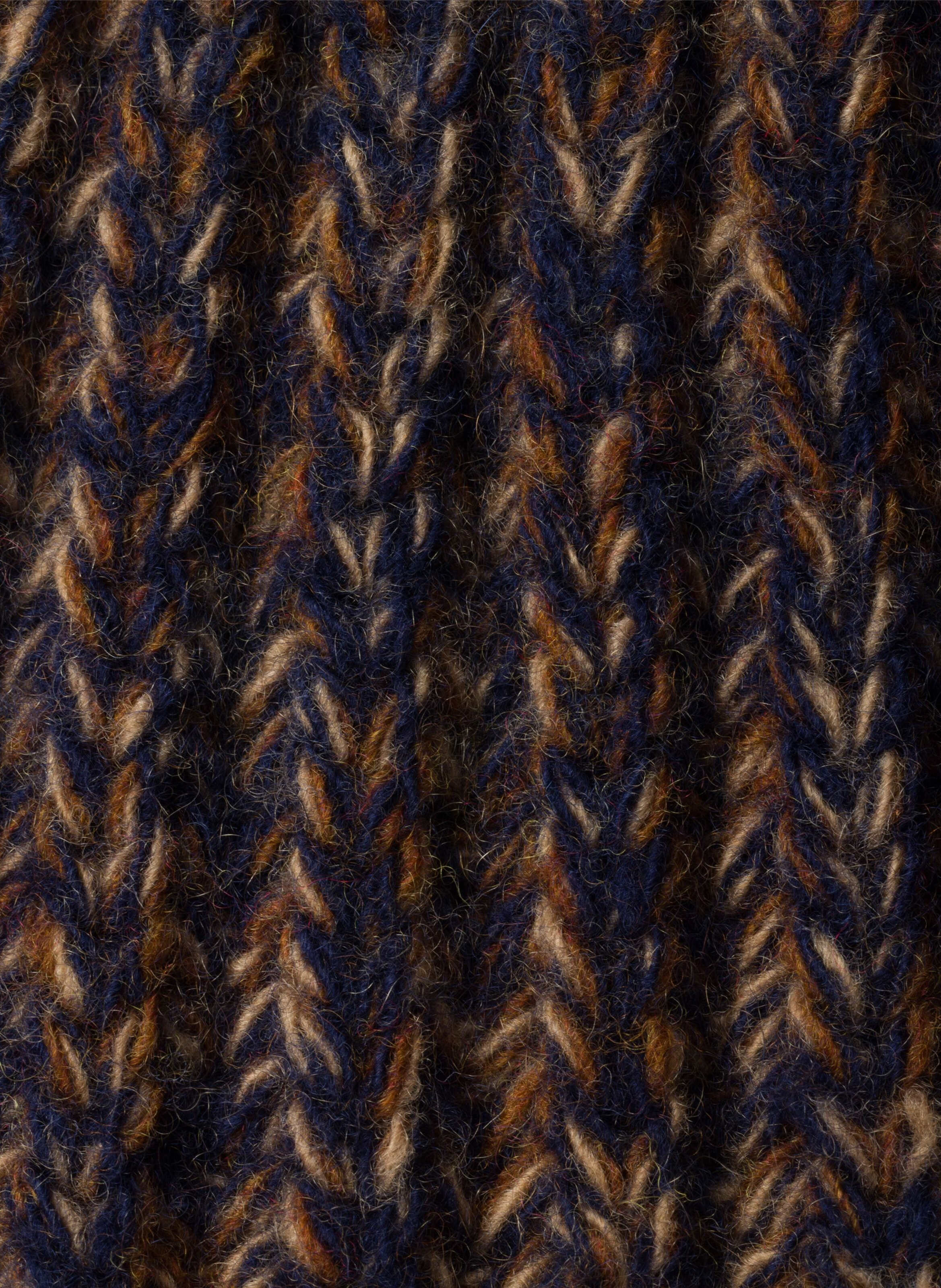 Bonnet en laine et cachemire PRADA Bleu