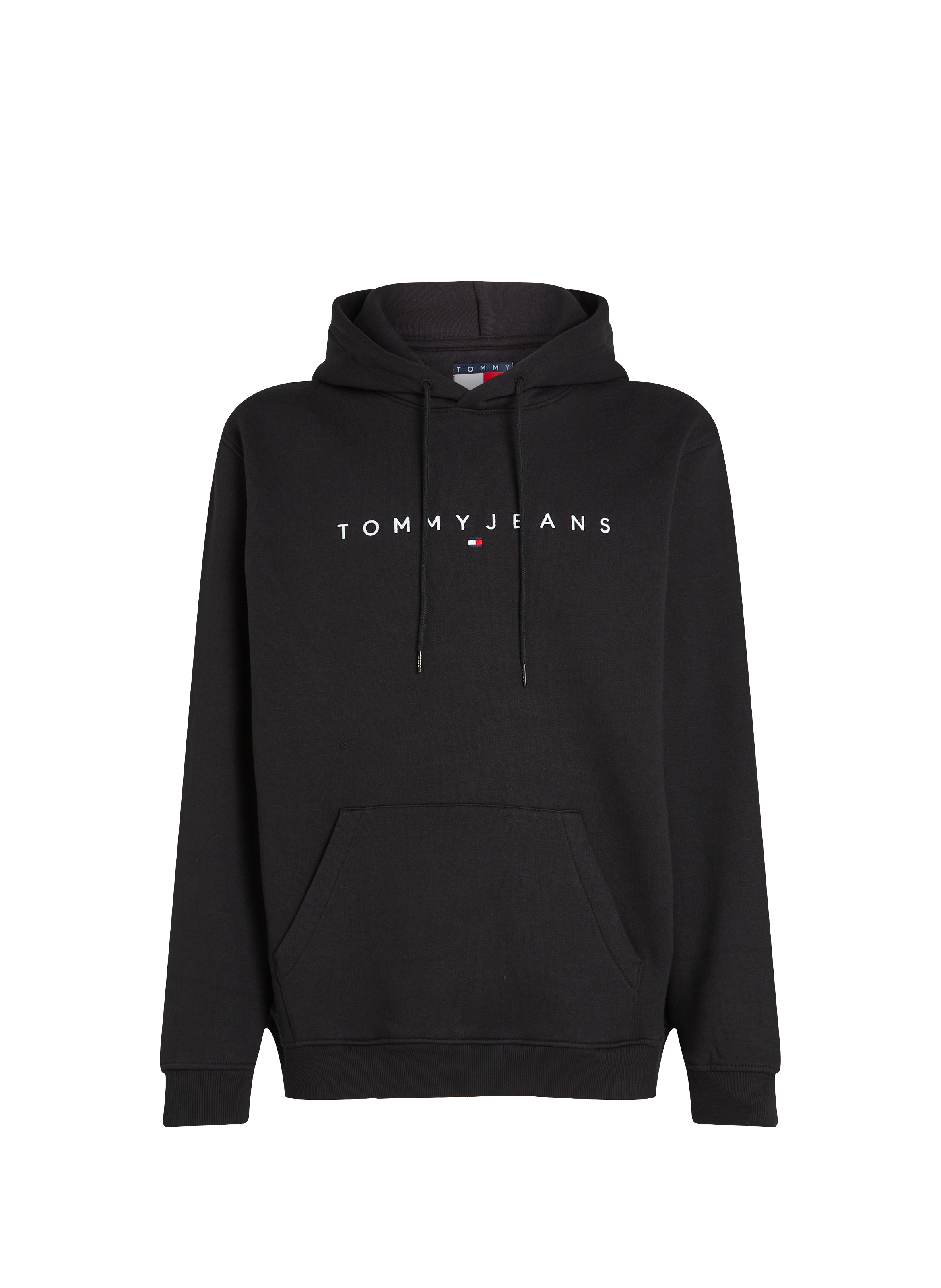 Hoodie with embroidered logo TOMMY HILFIGER Black