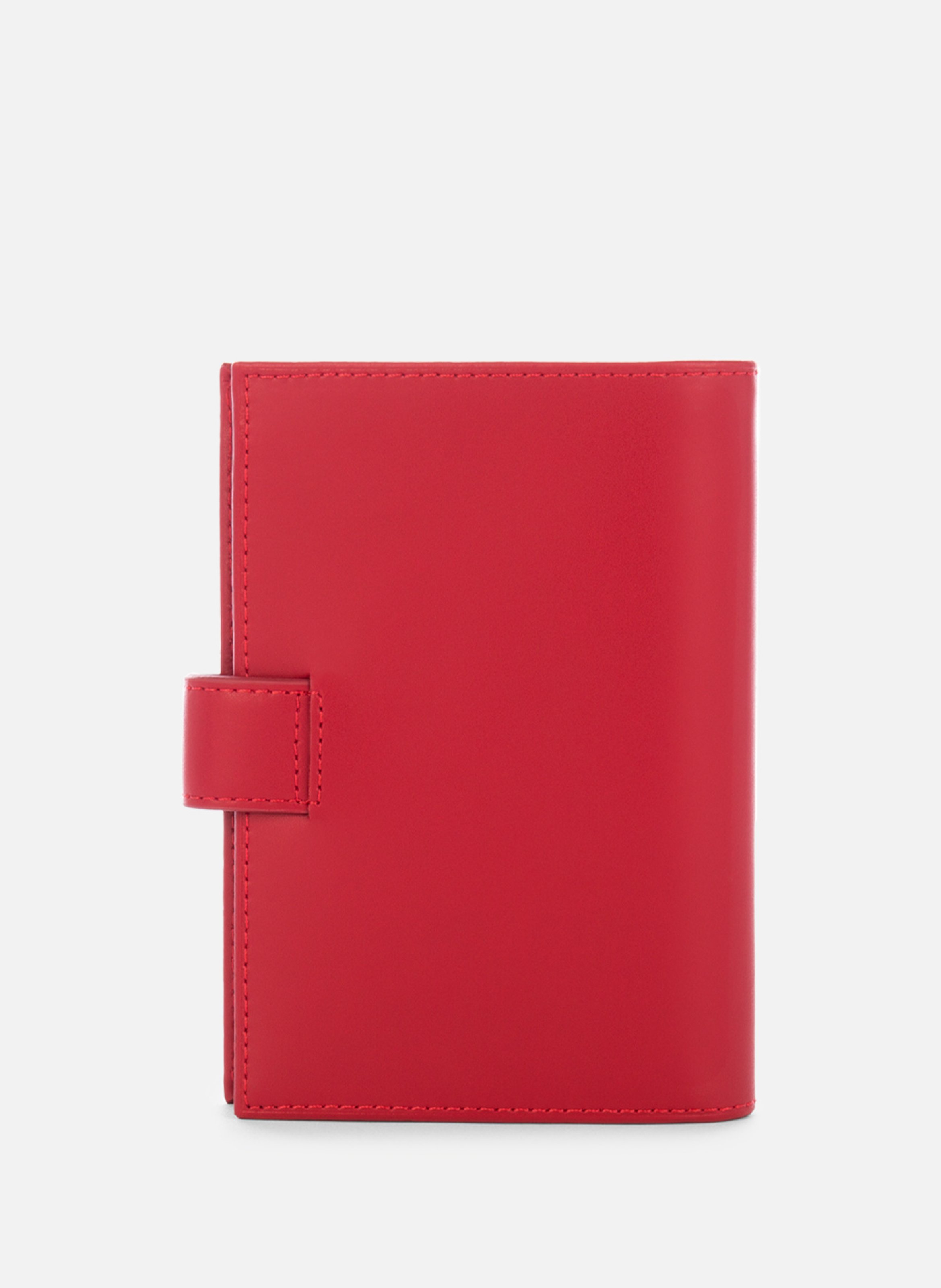 Portefeuille - smooth Rouge