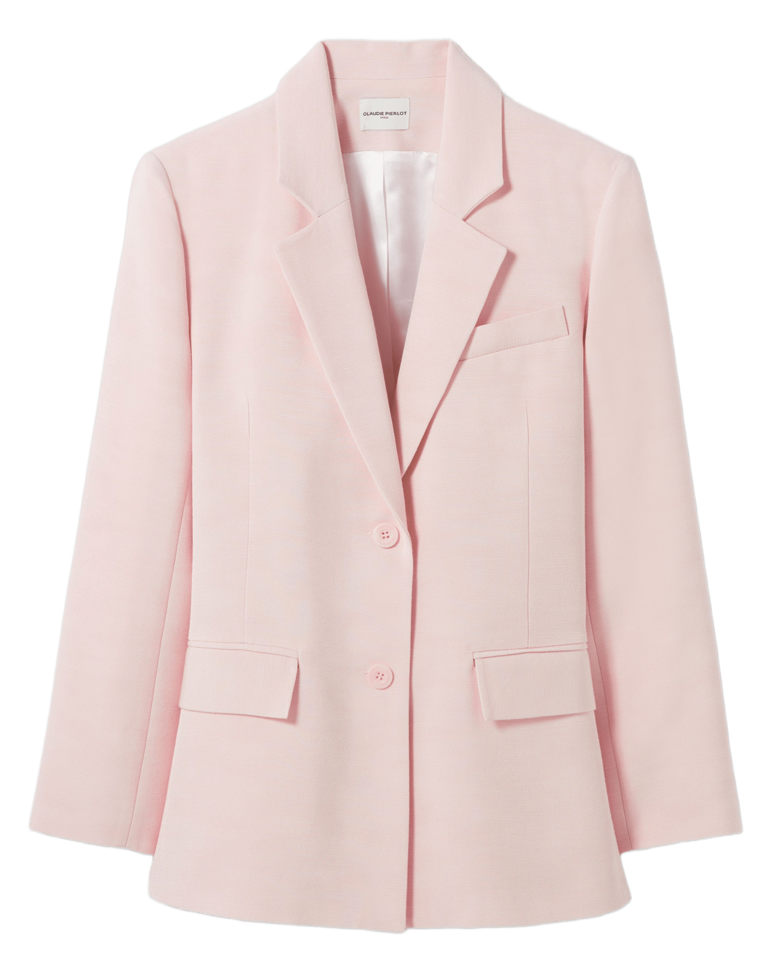 Veste tailleur droite CLAUDIE PIERLOT Rose