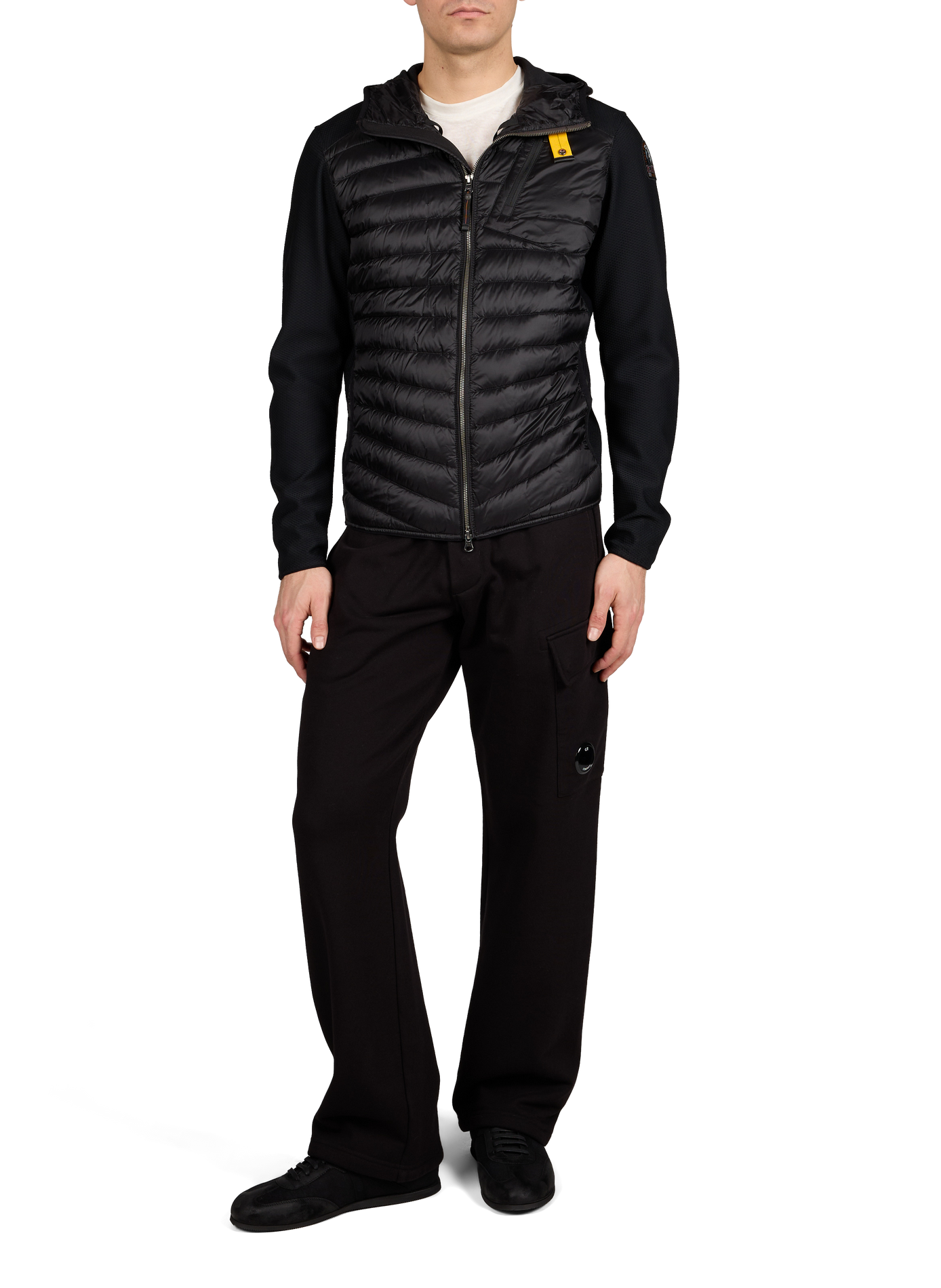 T-shirt col rond en coton AU PRINTEMPS PARIS Beige