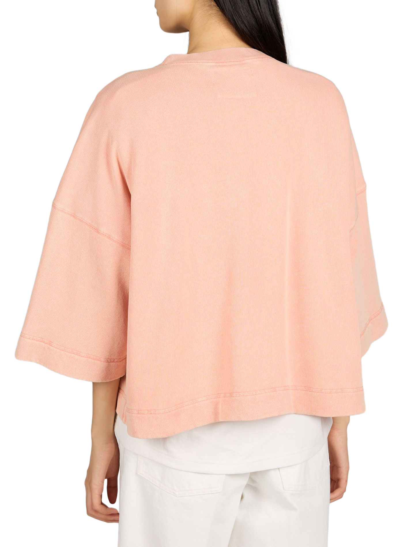 T-shirt ample en coton mélangé BELLEROSE Rose