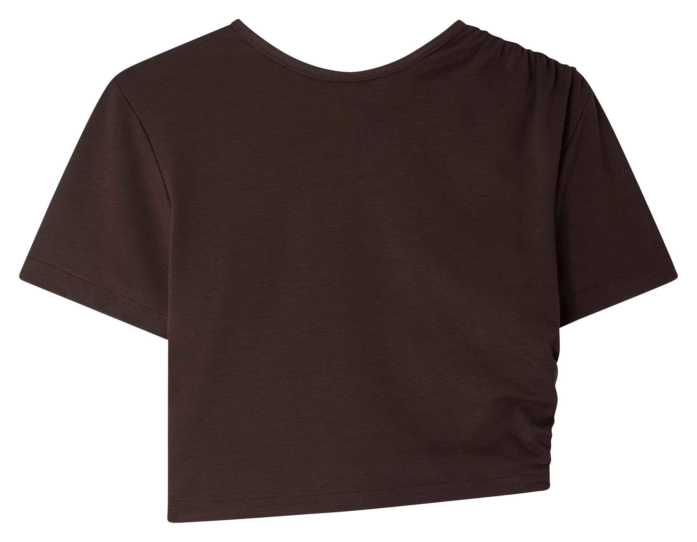 Top ajusté col rond vitti SESSUN Marron