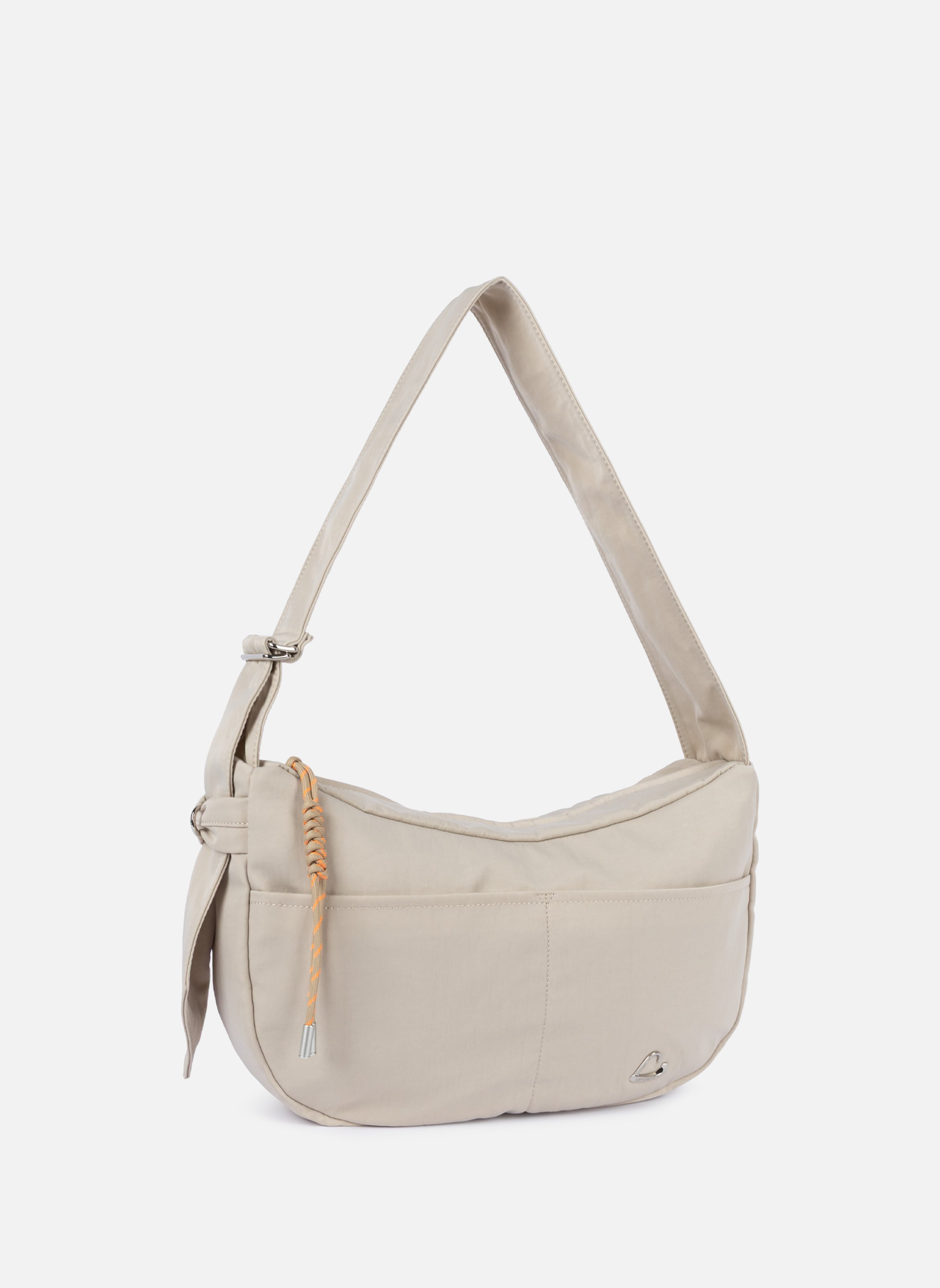 Grand sac besace - basic love LANCASTER Beige