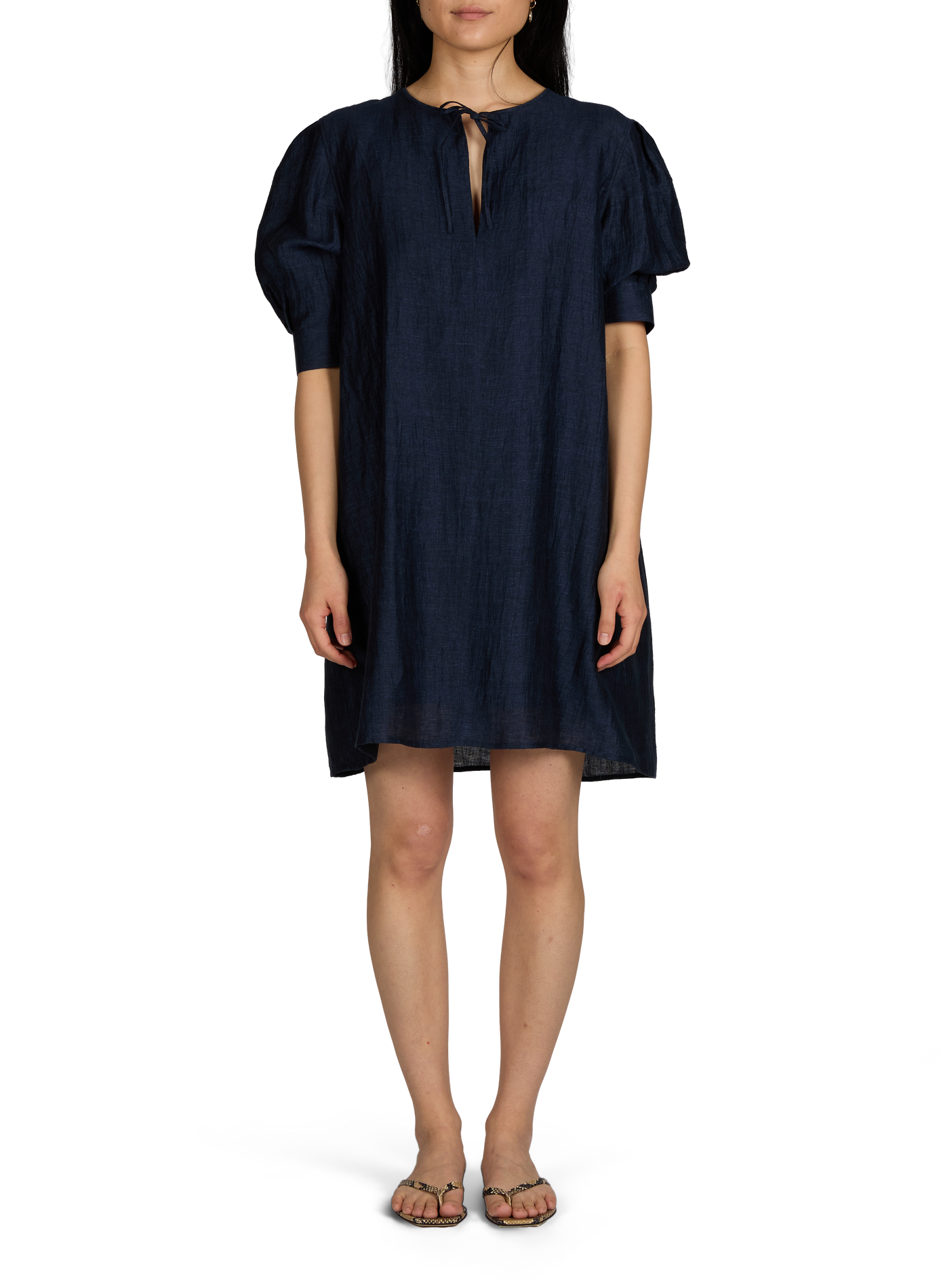 Gigi oversized linen blend dress OFFICINE GENERALE No Color