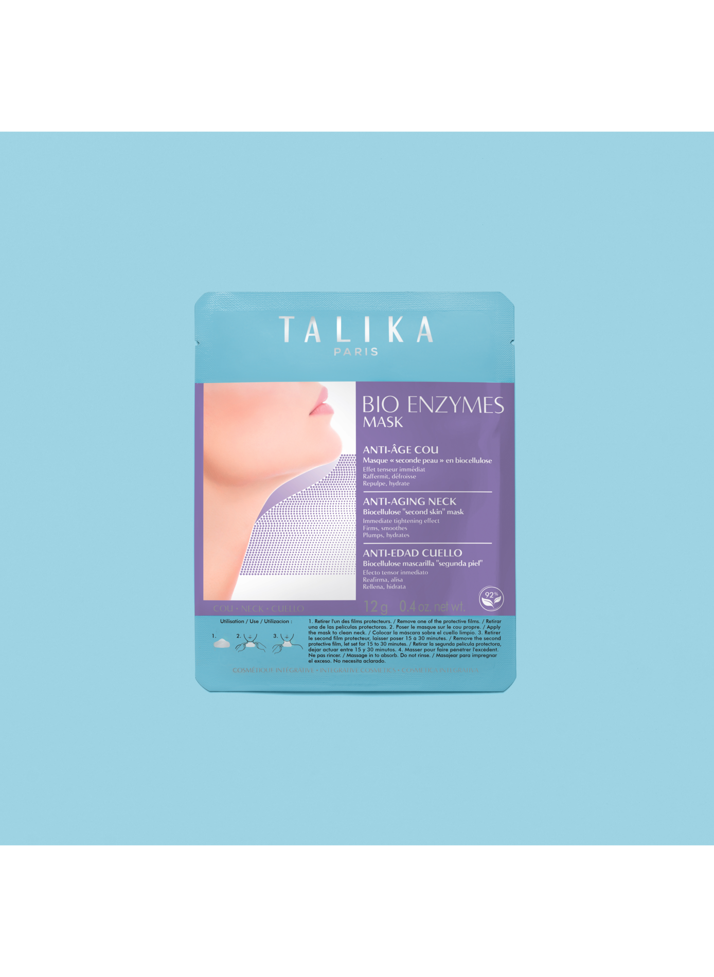 Coreen Bio Enzymes - Mask Cou en biocellulose TALIKA No color