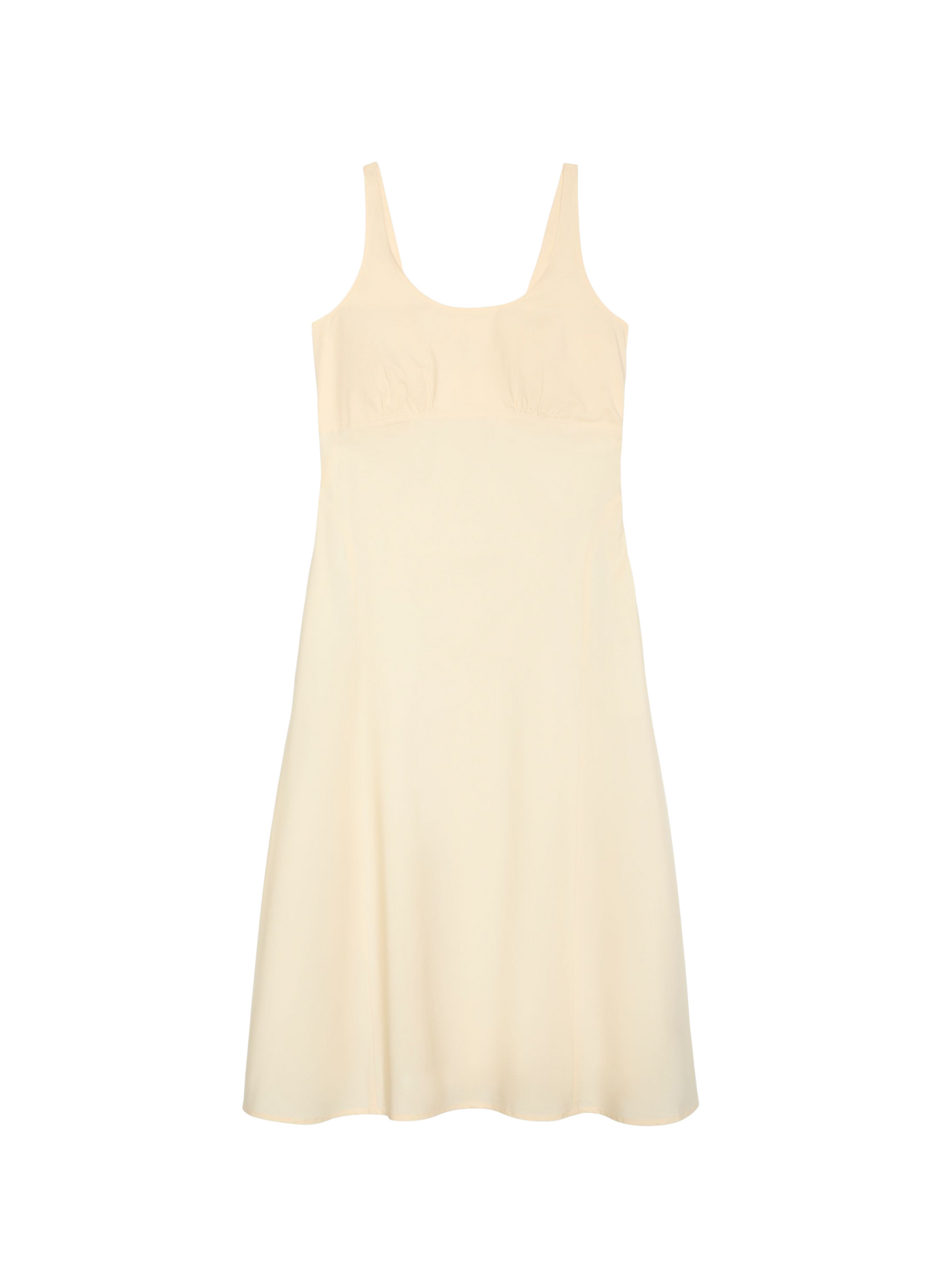 Fitted cotton midi dress  CALVIN KLEIN Beige