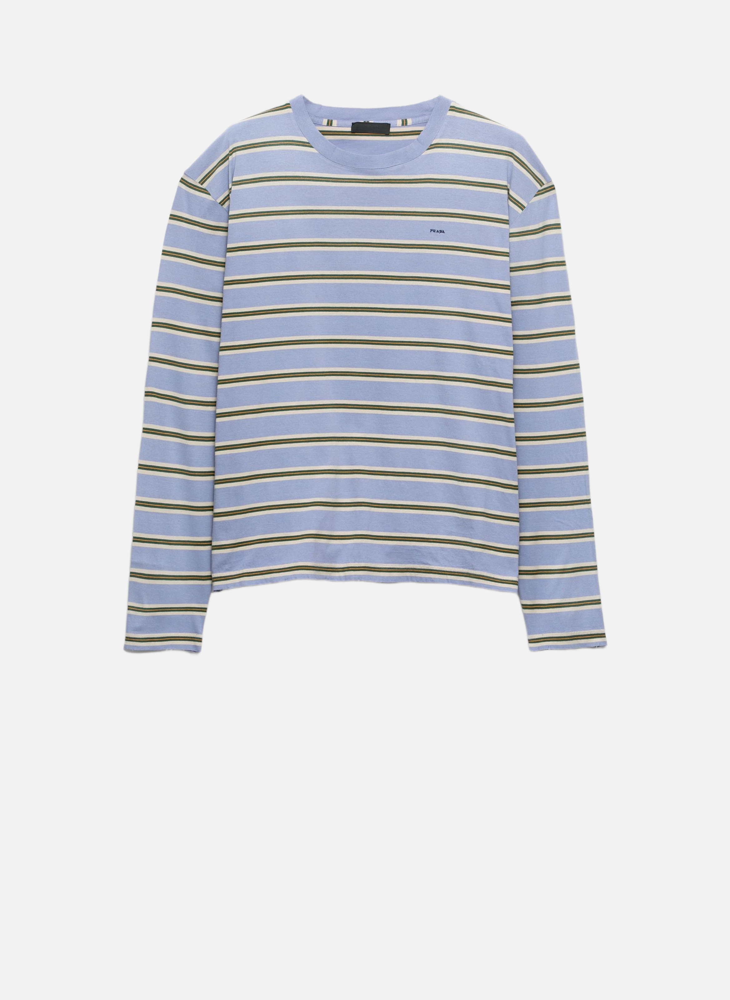 T-shirt en jersey PRADA Bleu