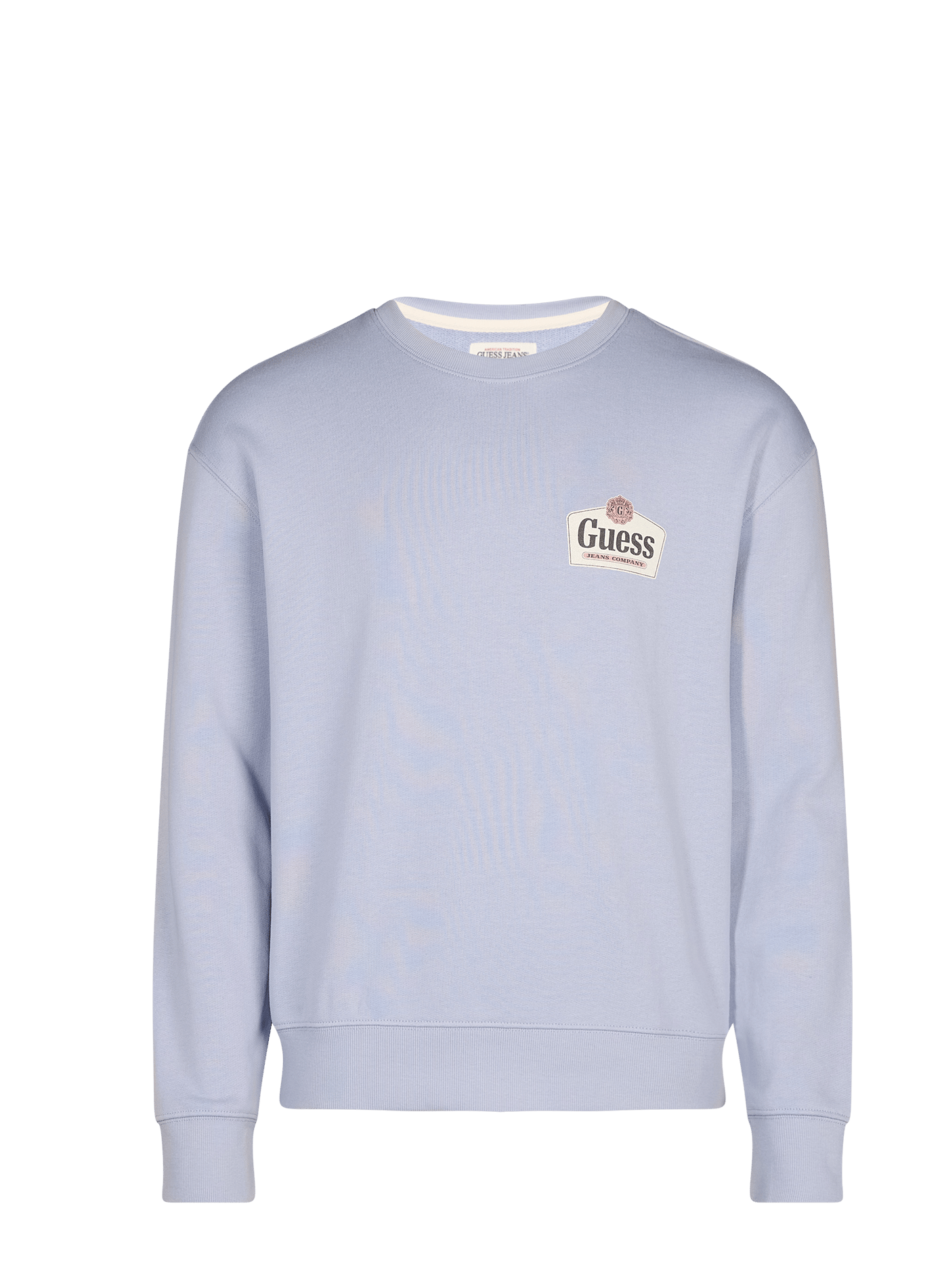 Sweat droit en coton GUESS Violet