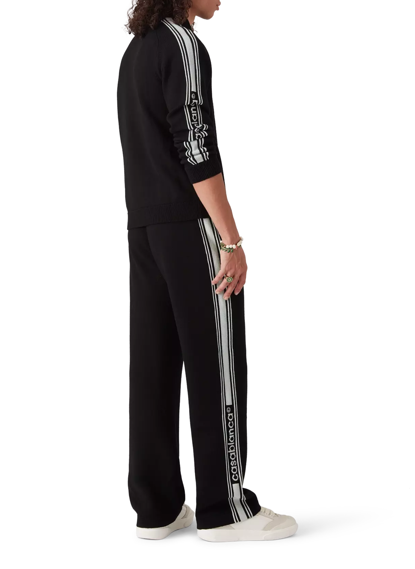 Flowy merino wool trousers CASABLANCA PARIS Black