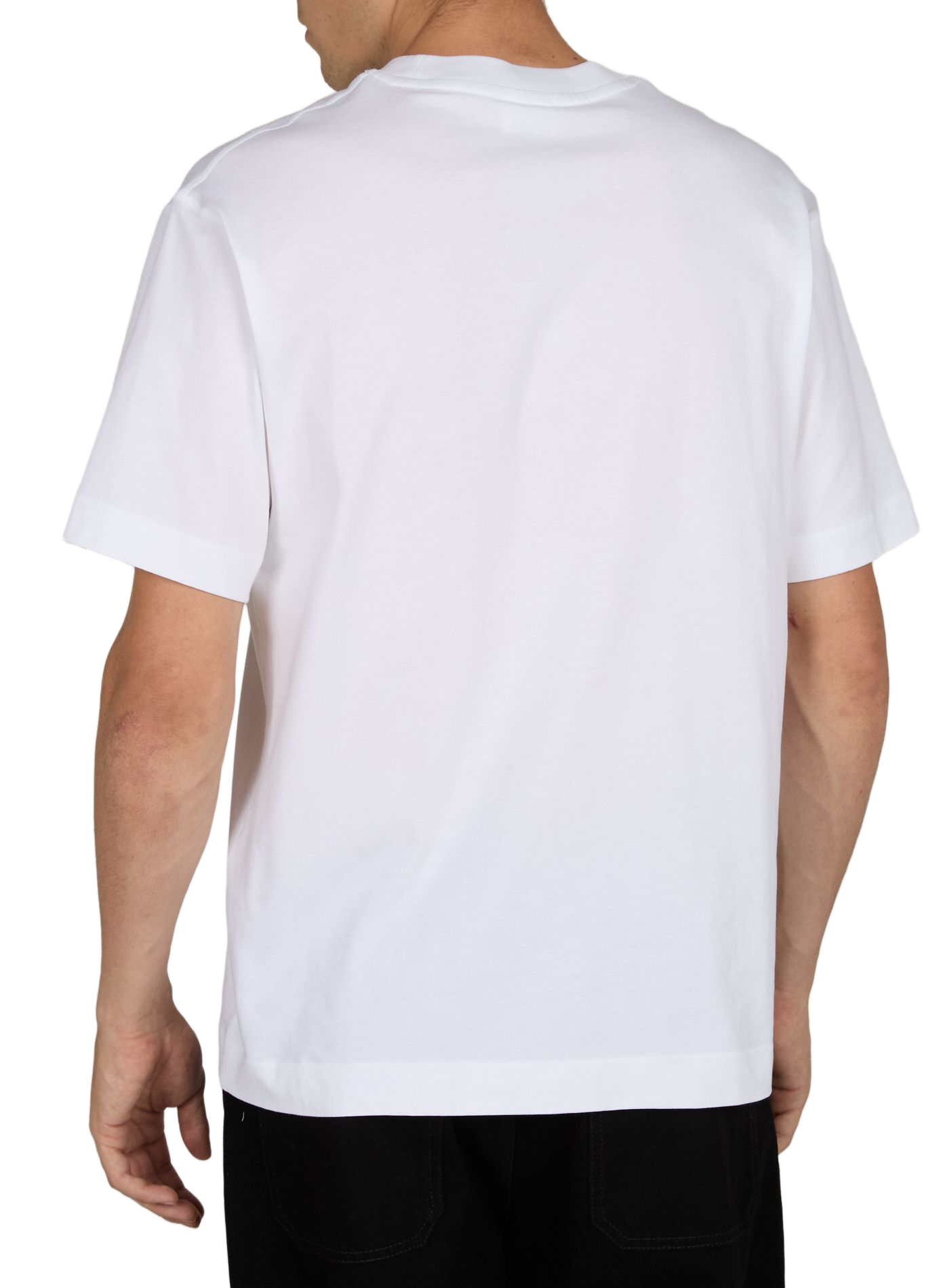 Rundhalsausschnitt T-Shirt aus Baumwolle CLOSED Weiss