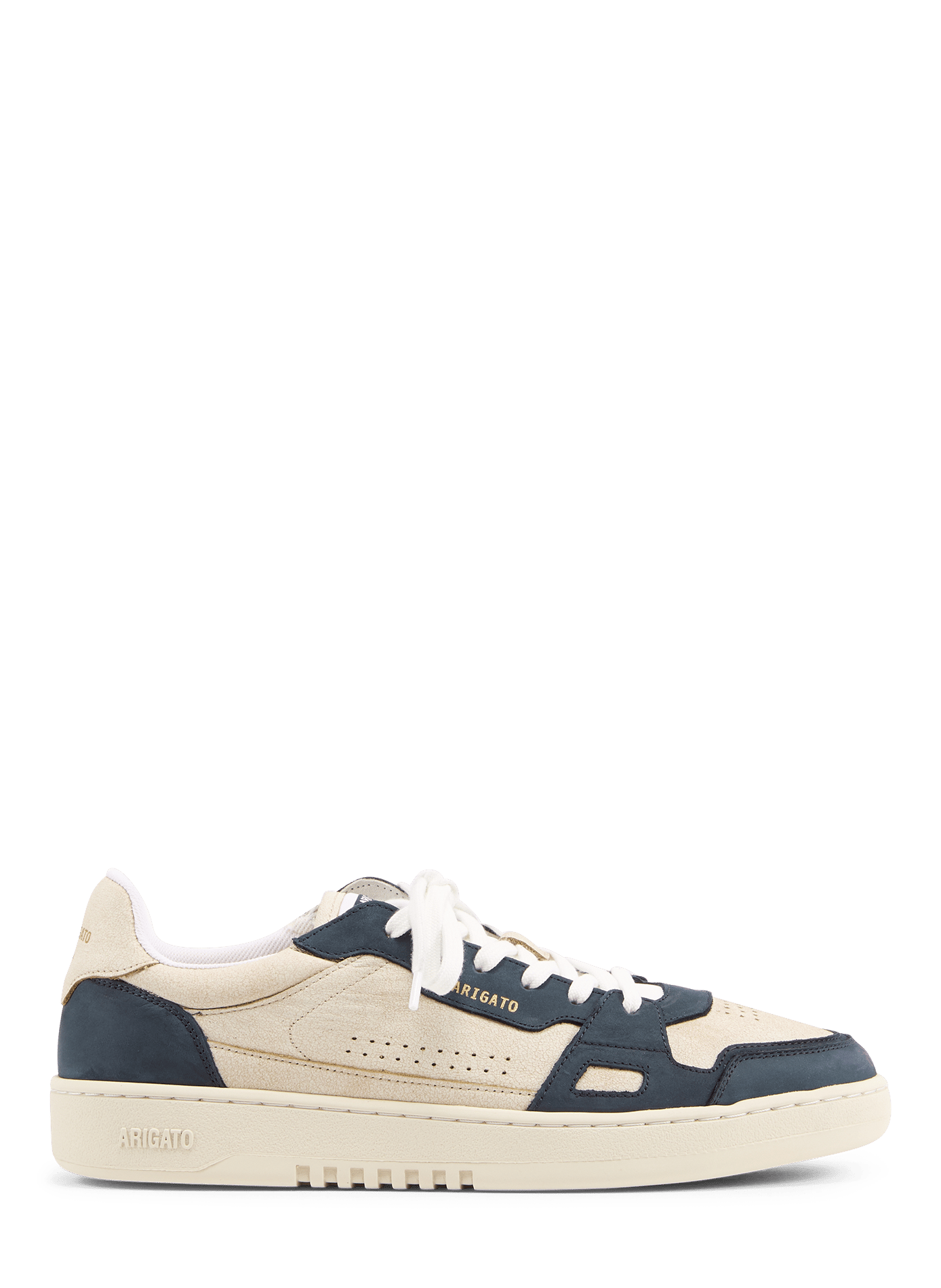 Mixed leather low-top sneakers AXEL ARIGATO Multicolour
