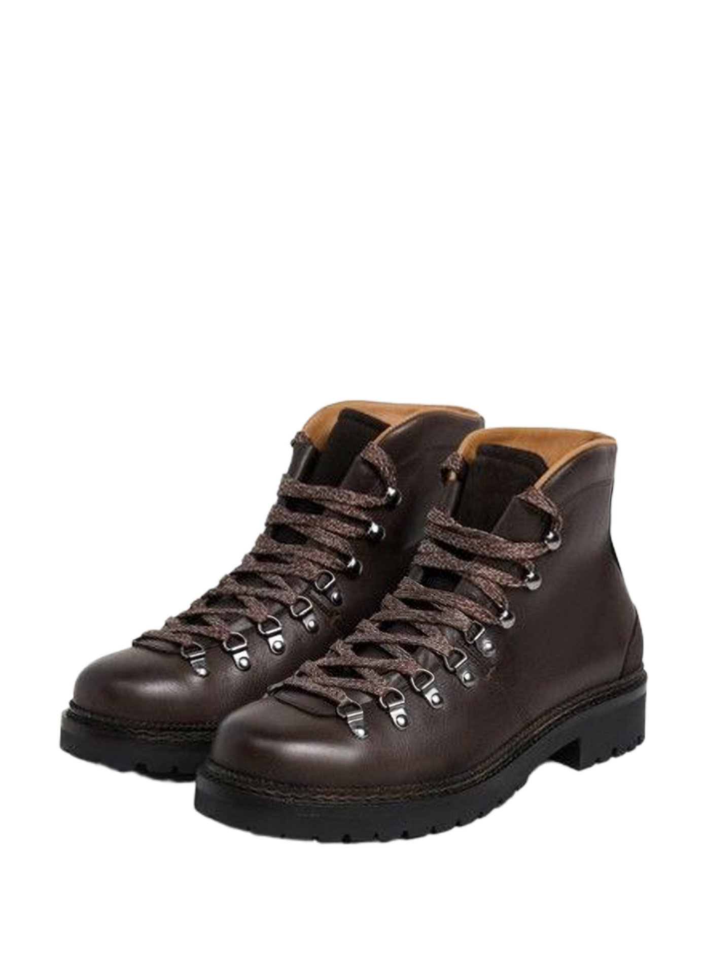 Laarzen Verbier hiker van leer HACKETT Bruin