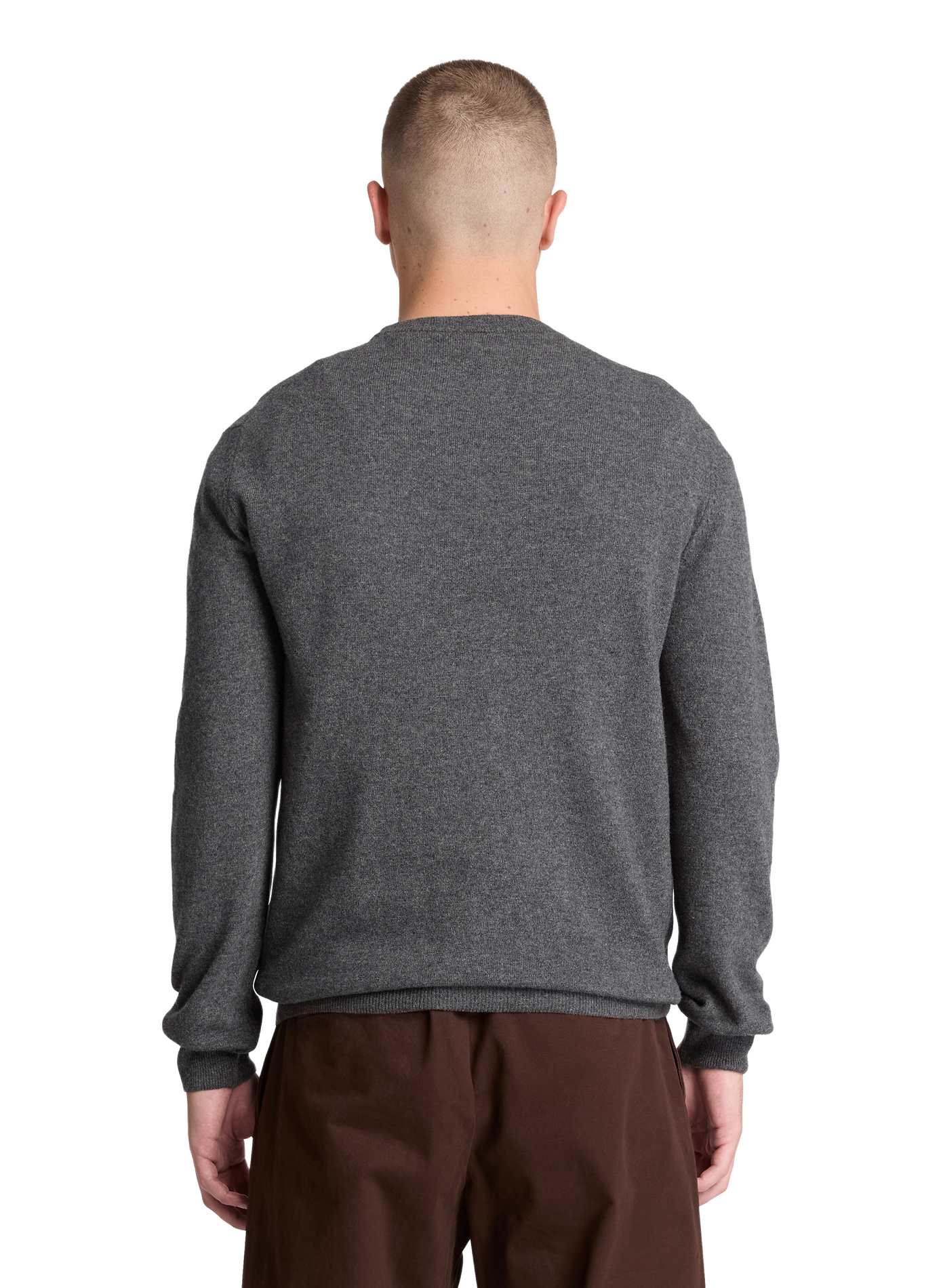 Straight wool blend sweater TIMBERLAND Grey