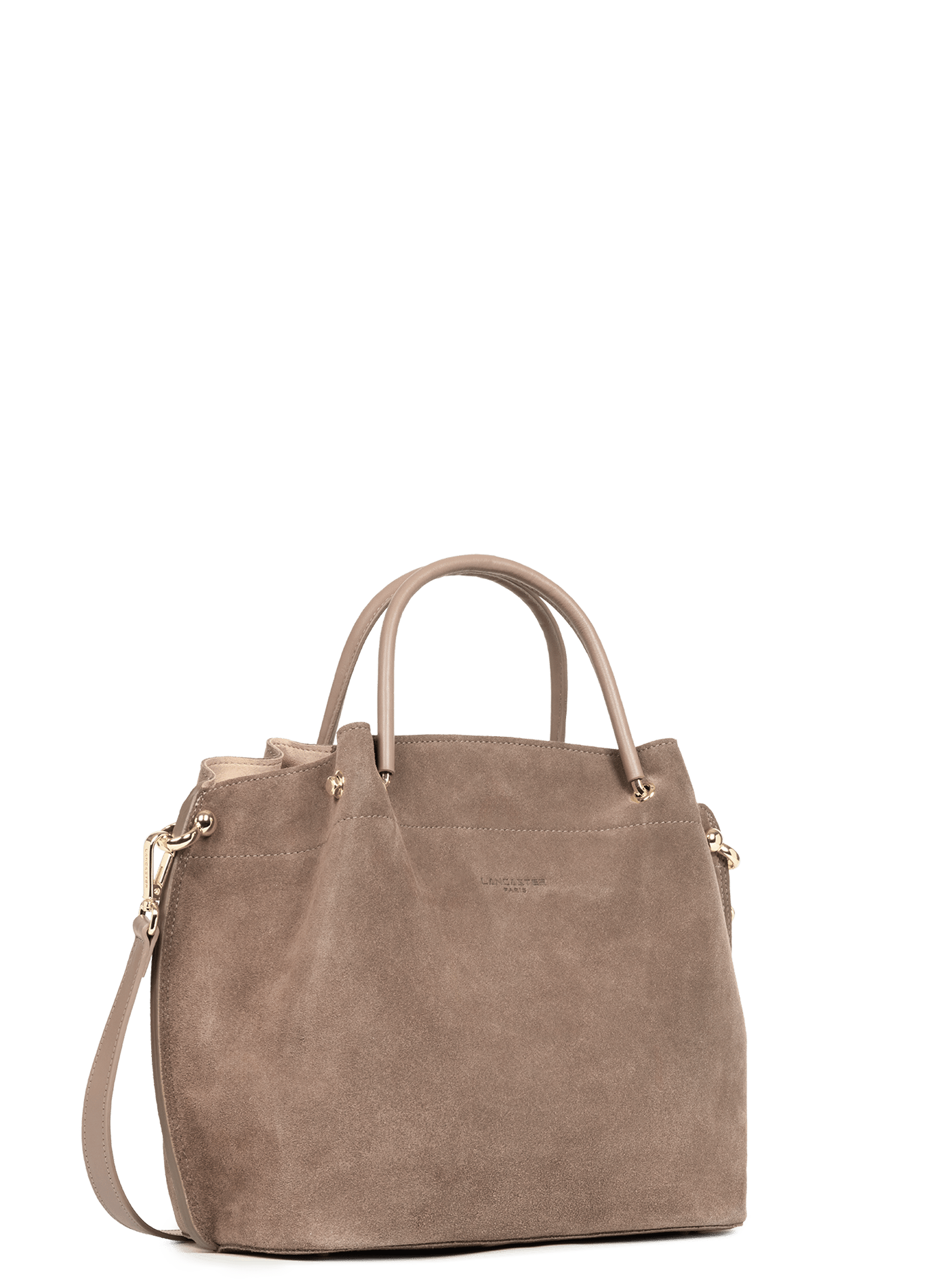 Grand sac à main - suède louisa LANCASTER Marron