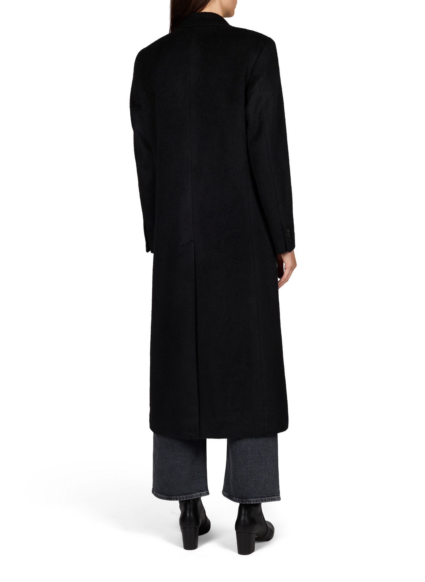 Manteau long texturé à coupe oversize OUR LEGACY Noir