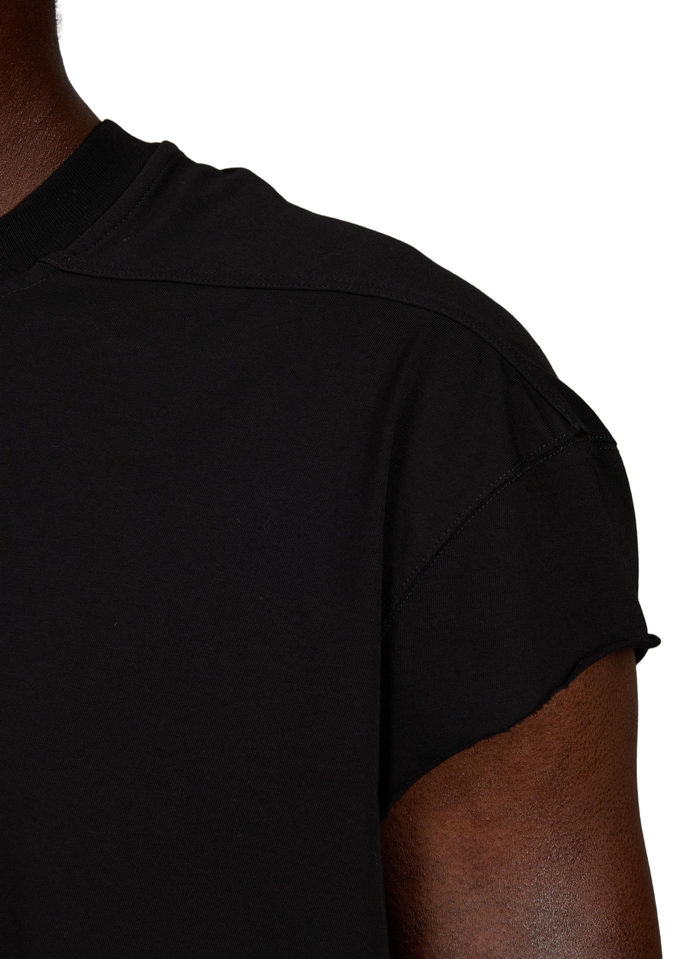 Cotton T-shirt RICK S JUMBO SS T RICK OWENS Black