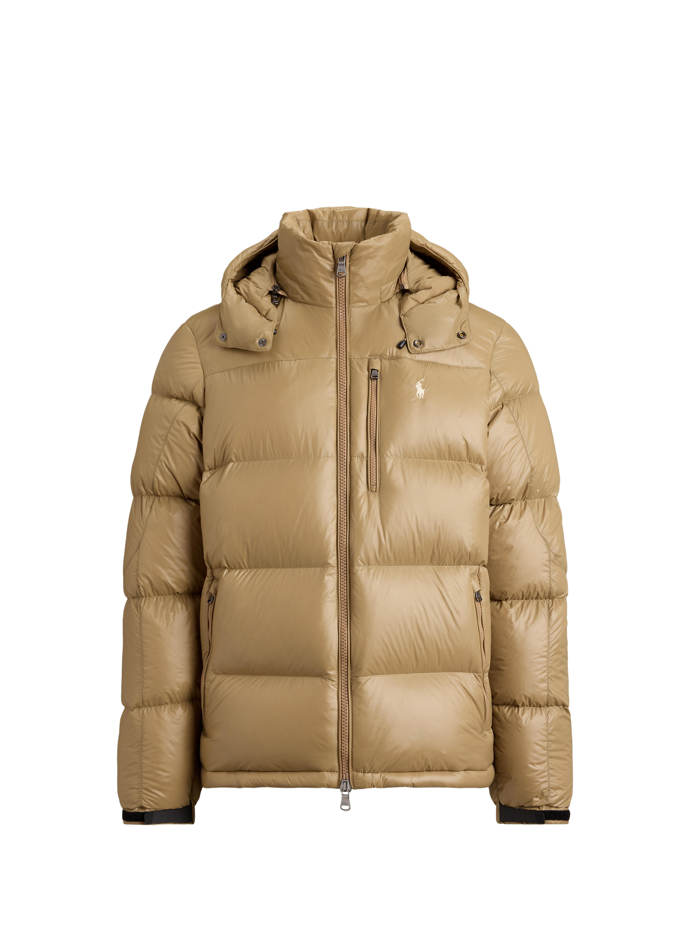 Doudoune droite à capuche amovible POLO RALPH LAUREN Beige