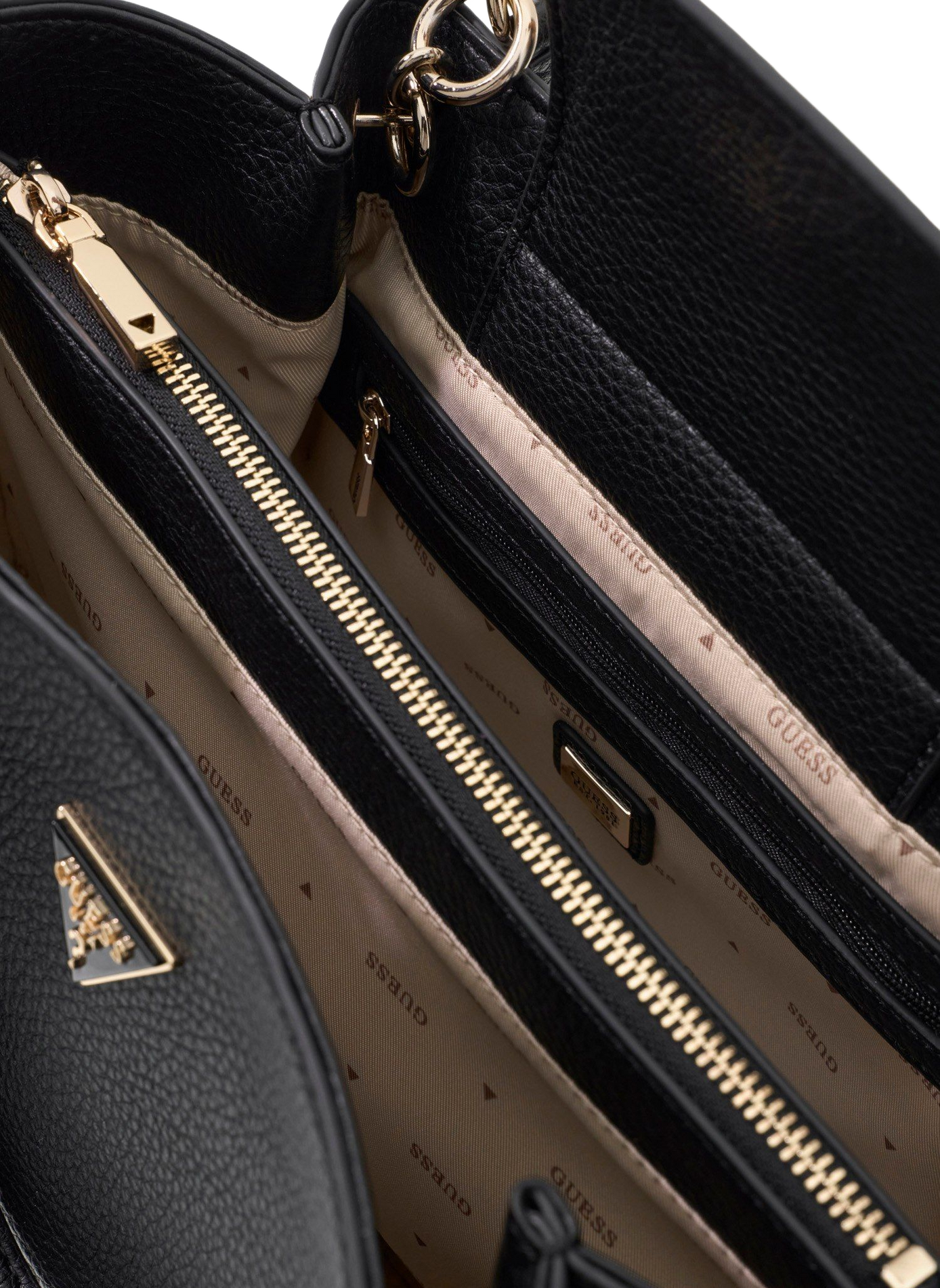Sac à main effet cuir GUESS Noir