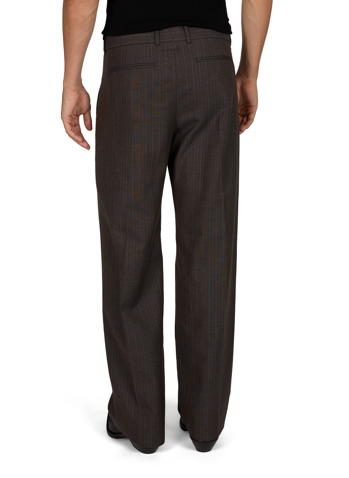 Weite Hose aus Wolle und Baumwolle OUR LEGACY Grau