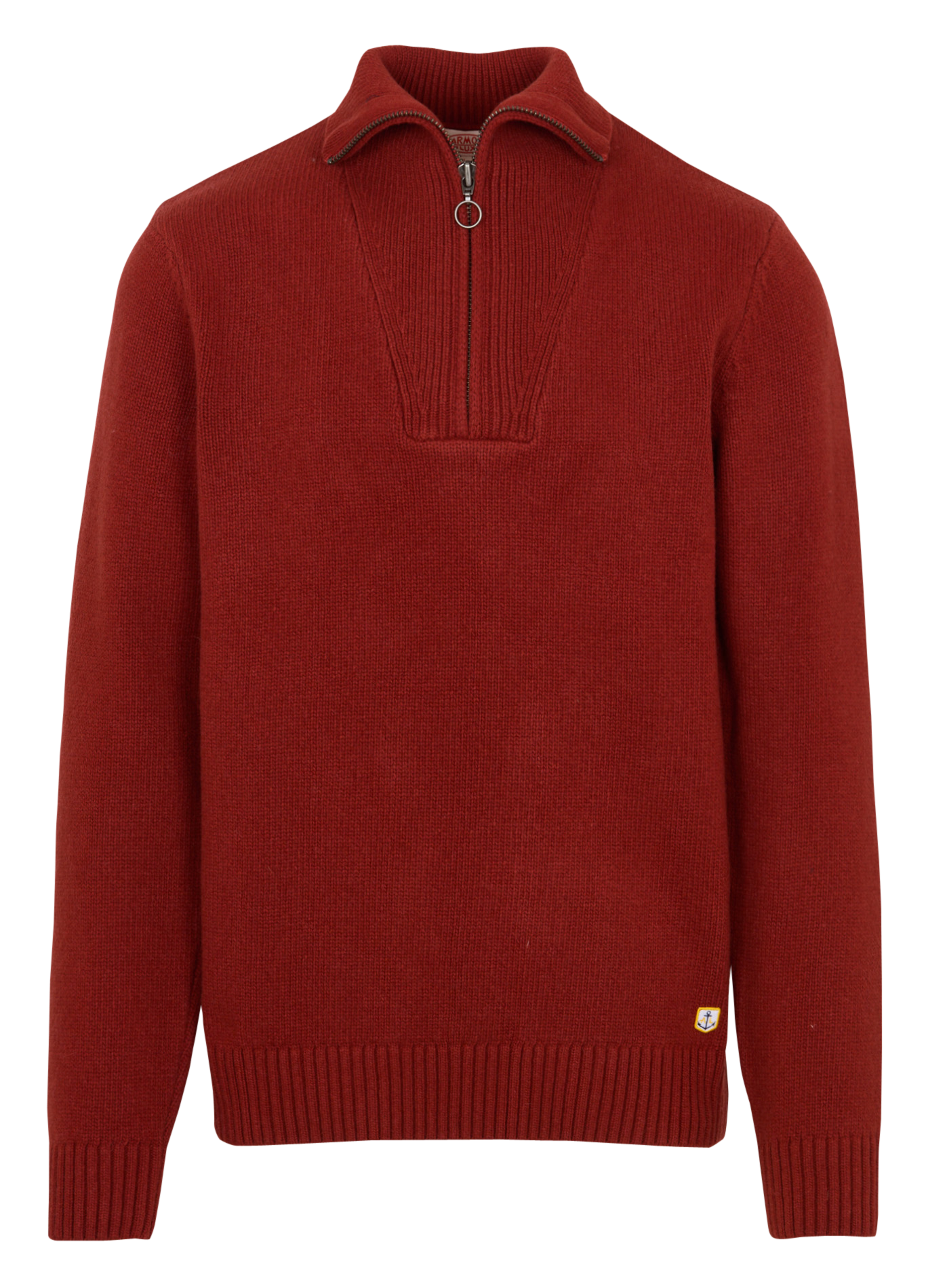 Gebreide coltrui van gemengde wol ARMOR-LUX Rood