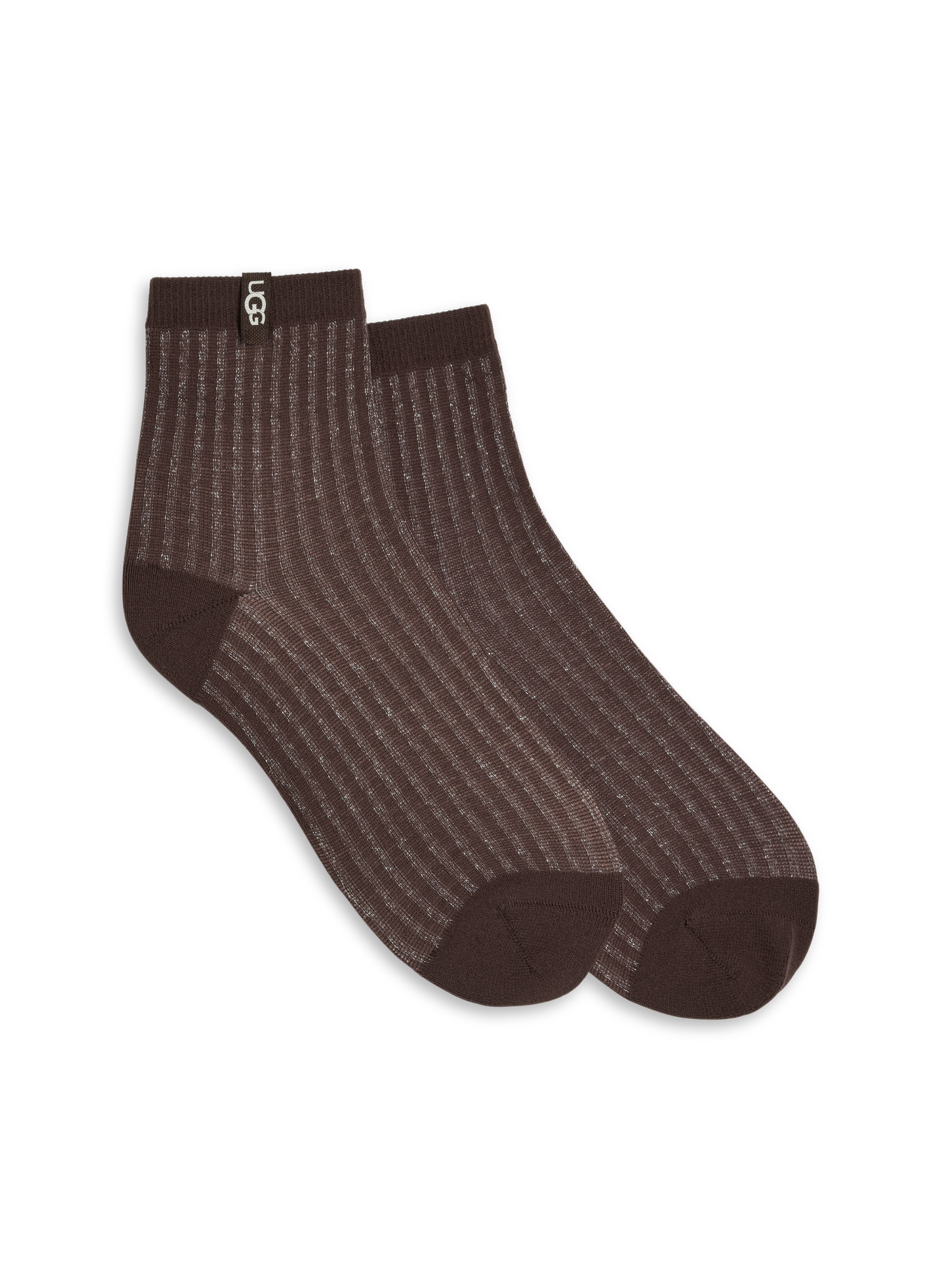 Glittery striped socks UGG Brown