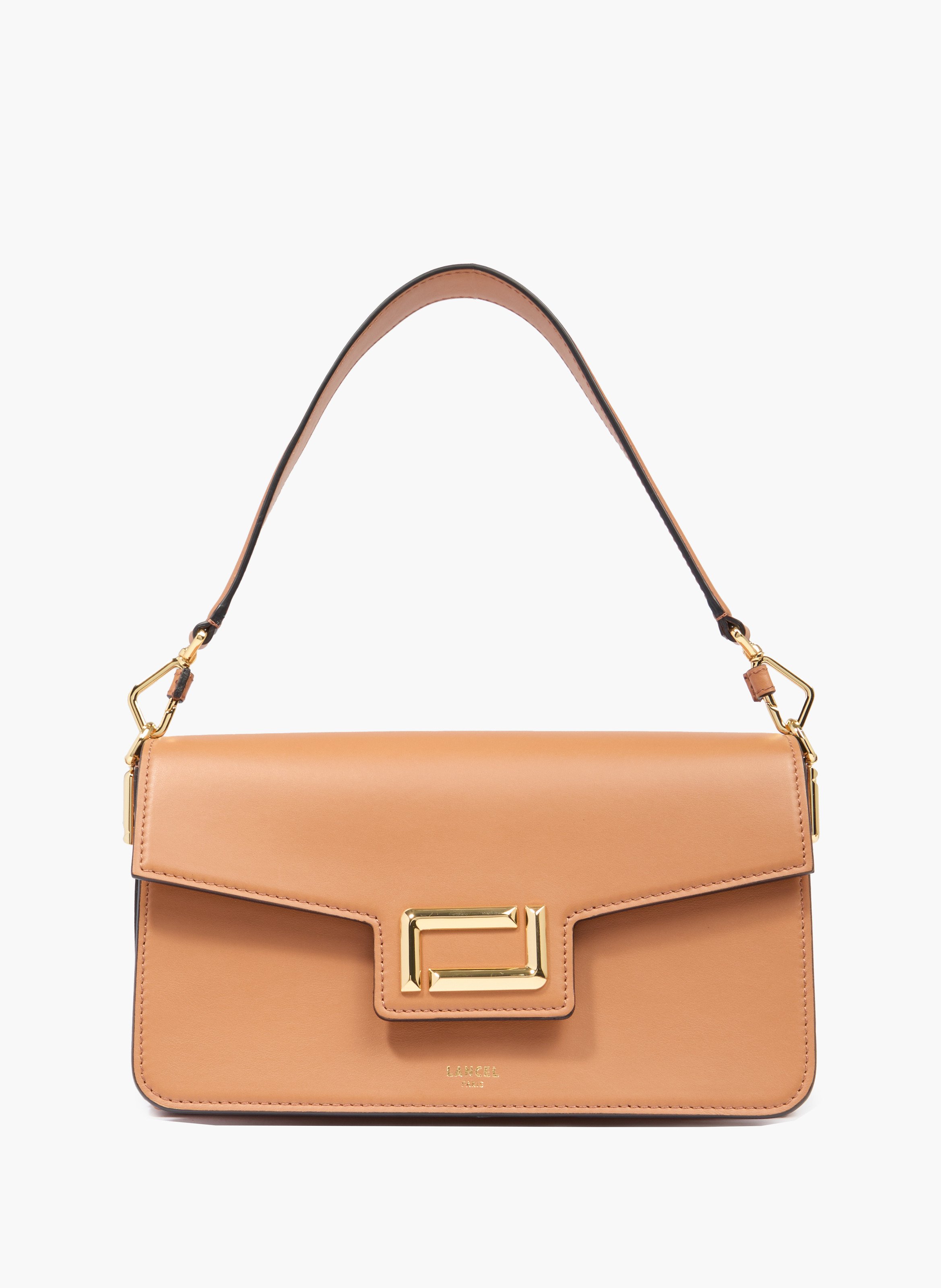 Sac rabat m angèle de lancel en cuir LANCEL Marron