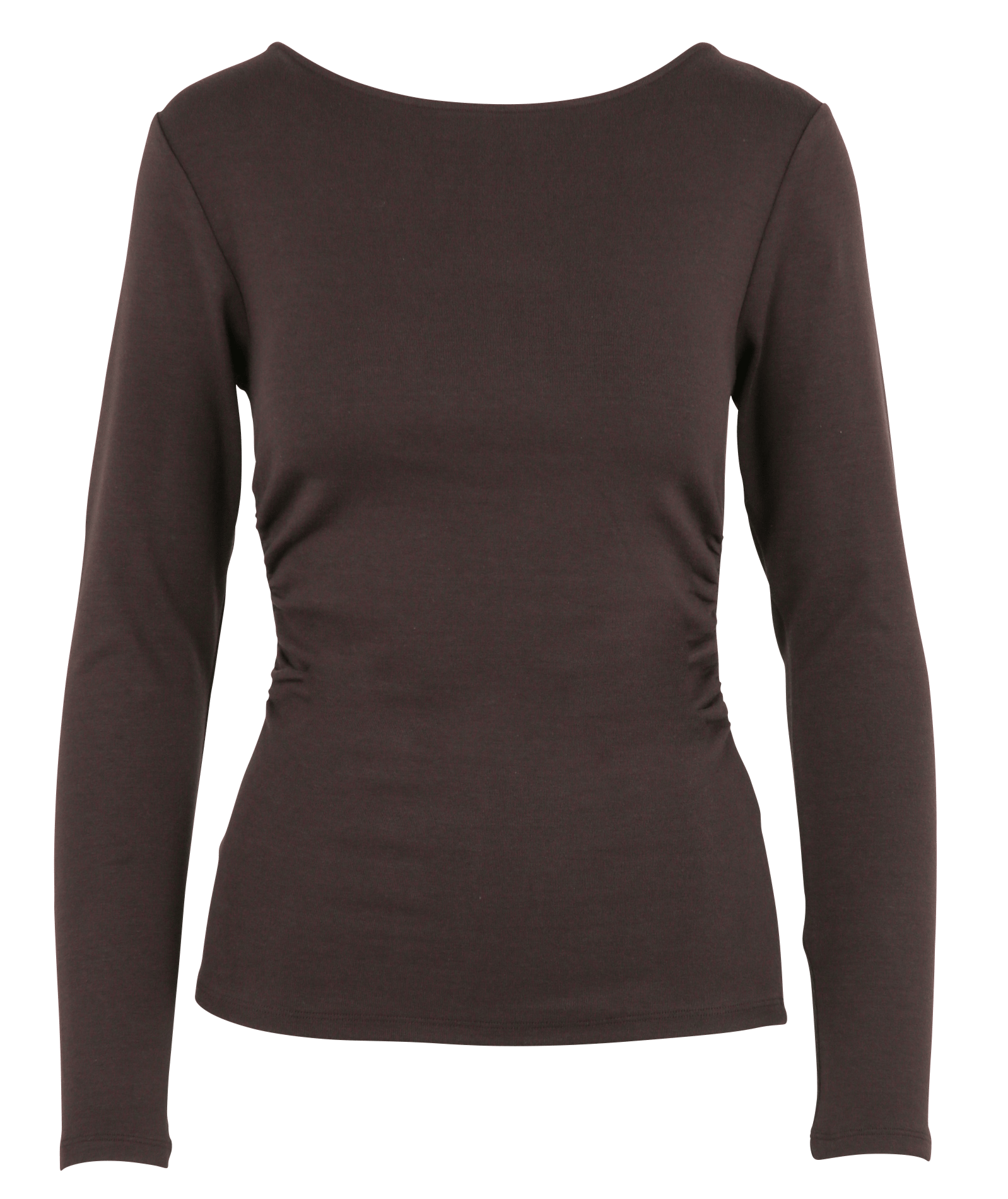 T-shirt met ronde hals LA FEE MARABOUTEE Bruin