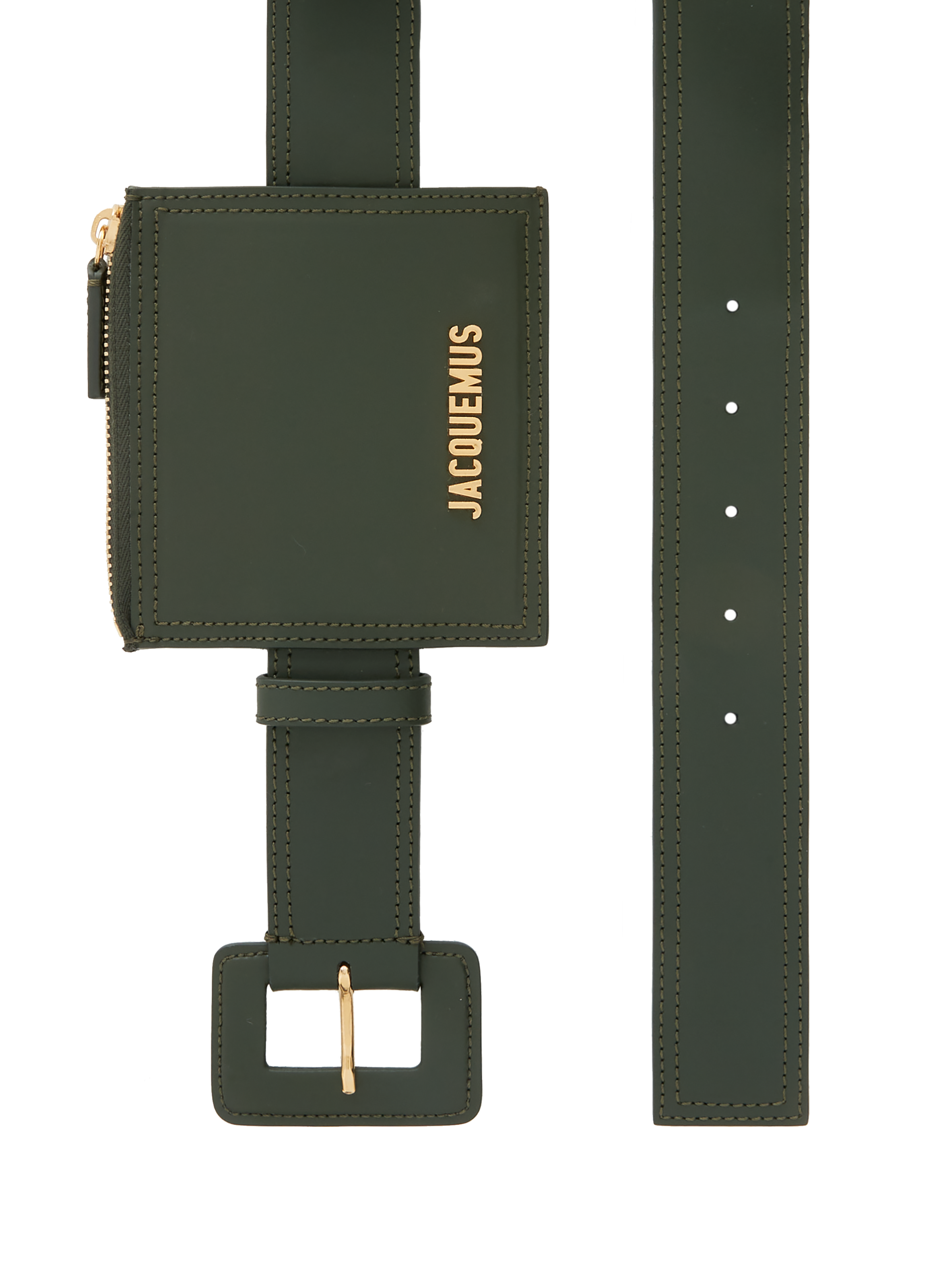 La ceinture Carrée en cuir