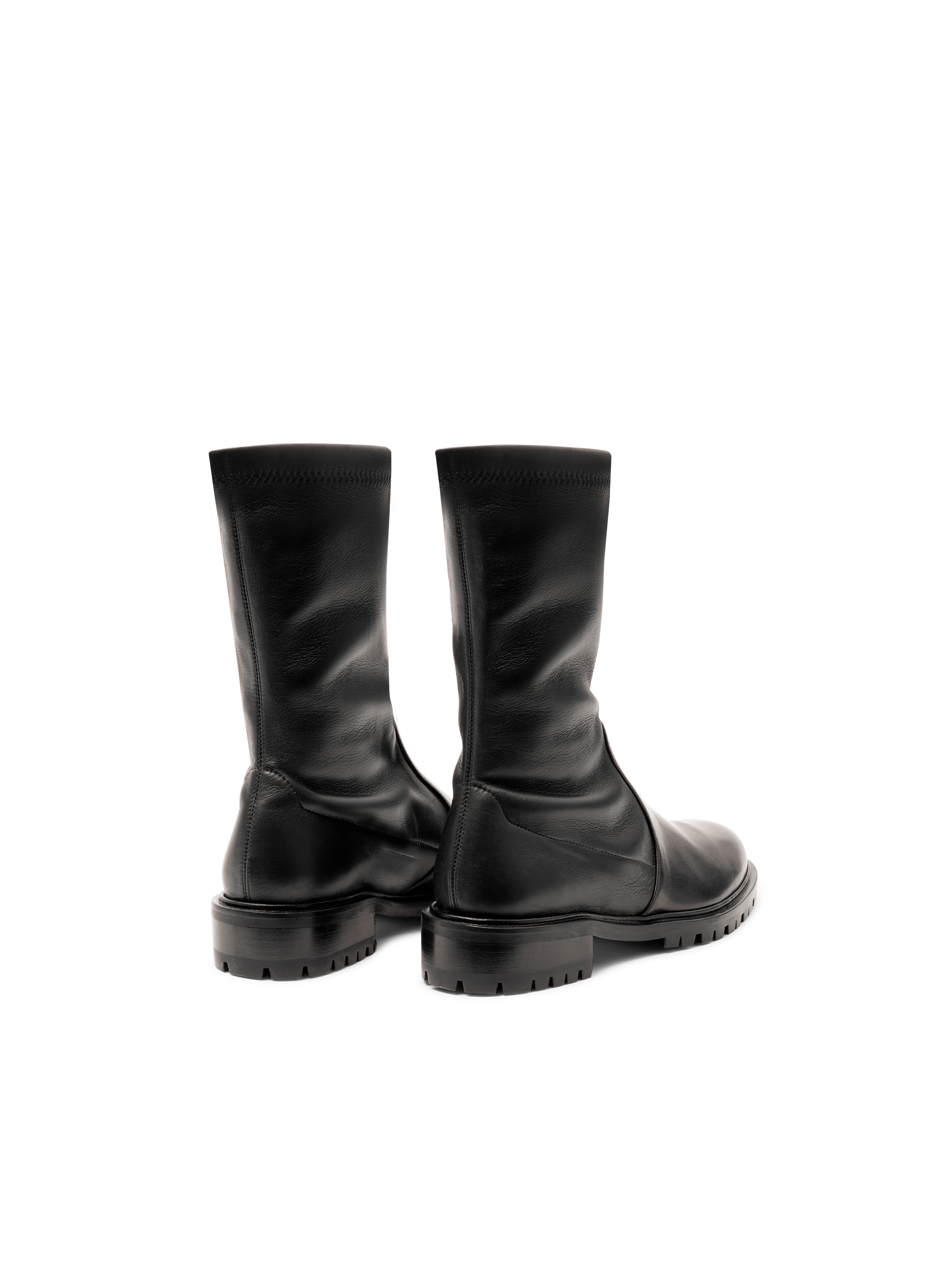 Bottines pargos en nappa stretch PARALLELE Noir