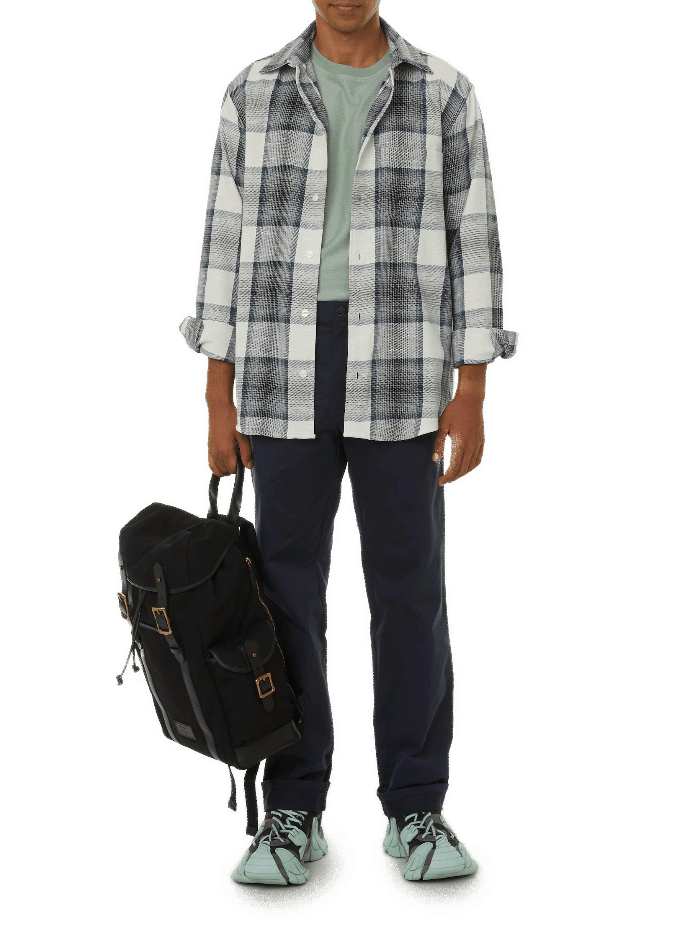 Cotton chinos A.P.C. Blue