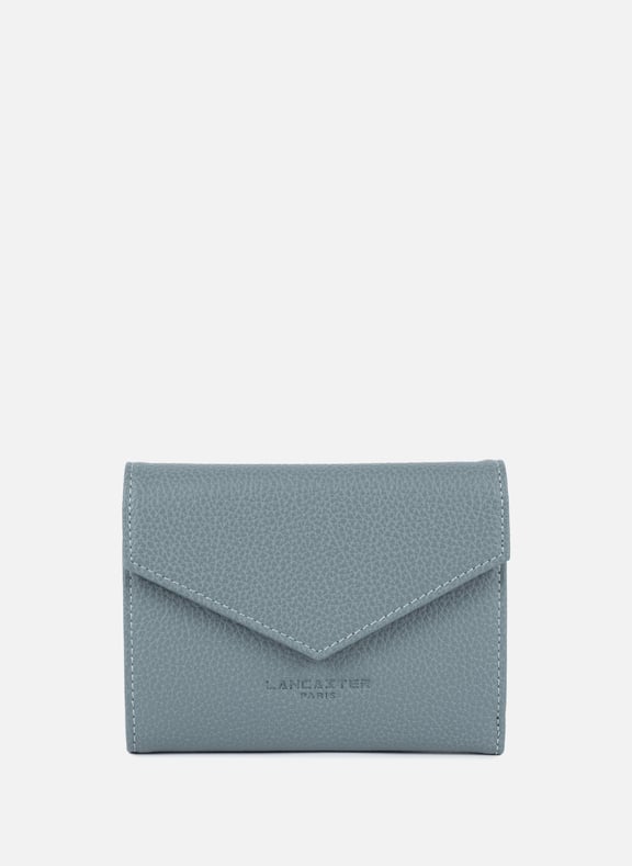 Back to back wallet - Foulonné PM Blue by LANCASTER LANCASTER Back to back wallet - Foulonné PM Blue