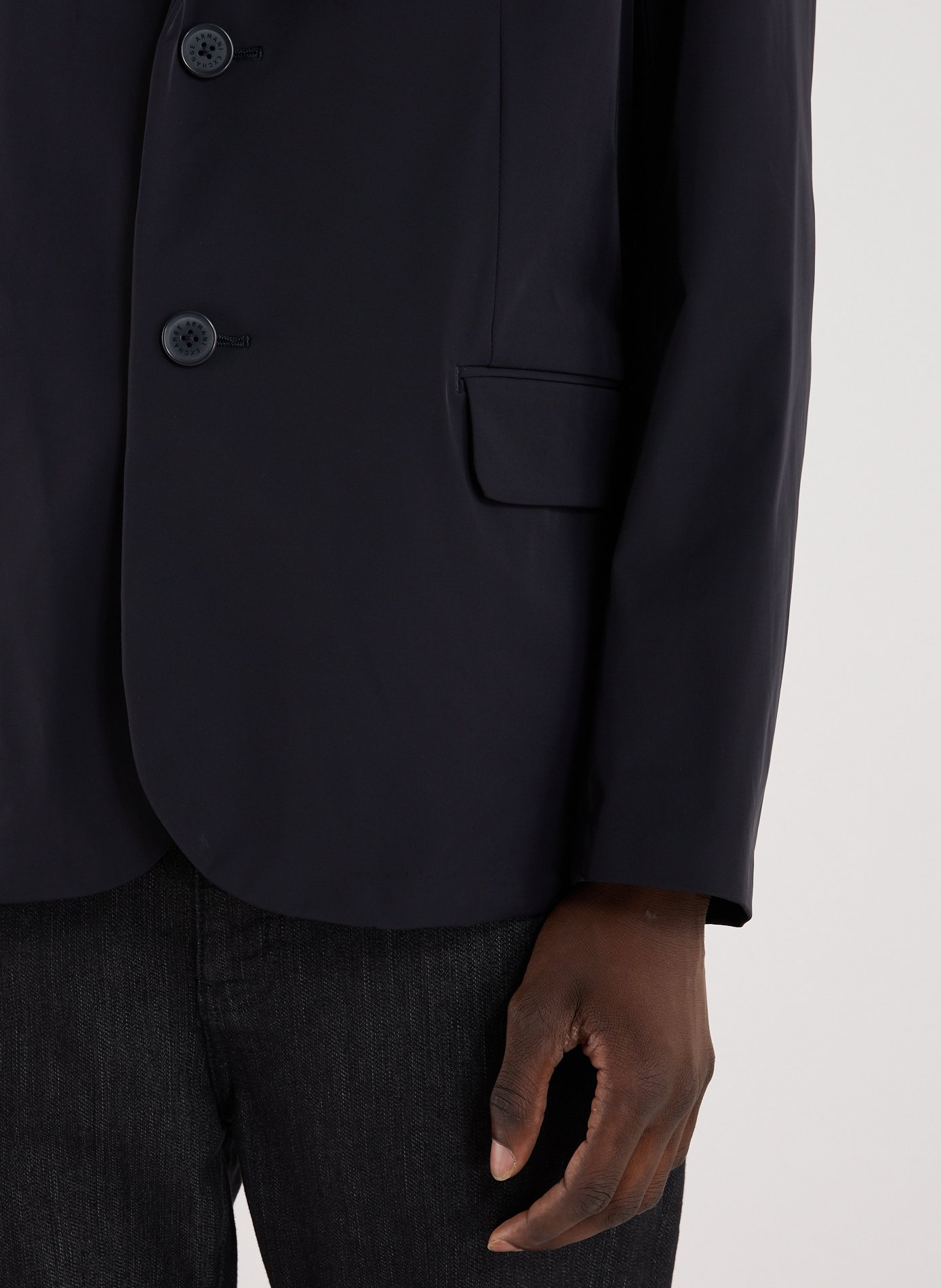 Two-in-one hooded jacket ARMANI EXCHANGE Blue