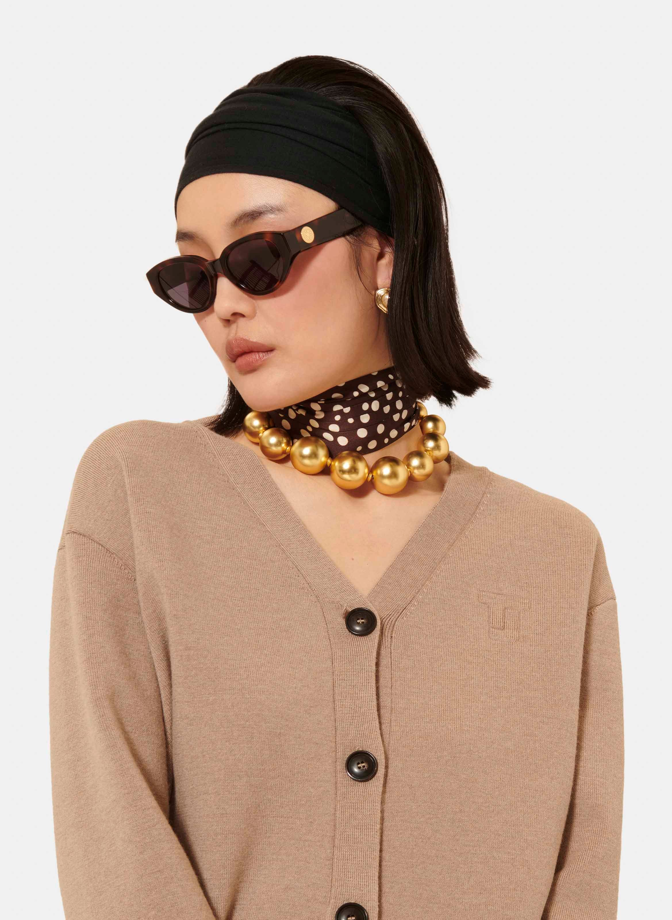 Gilet gibus TARA JARMON Marron