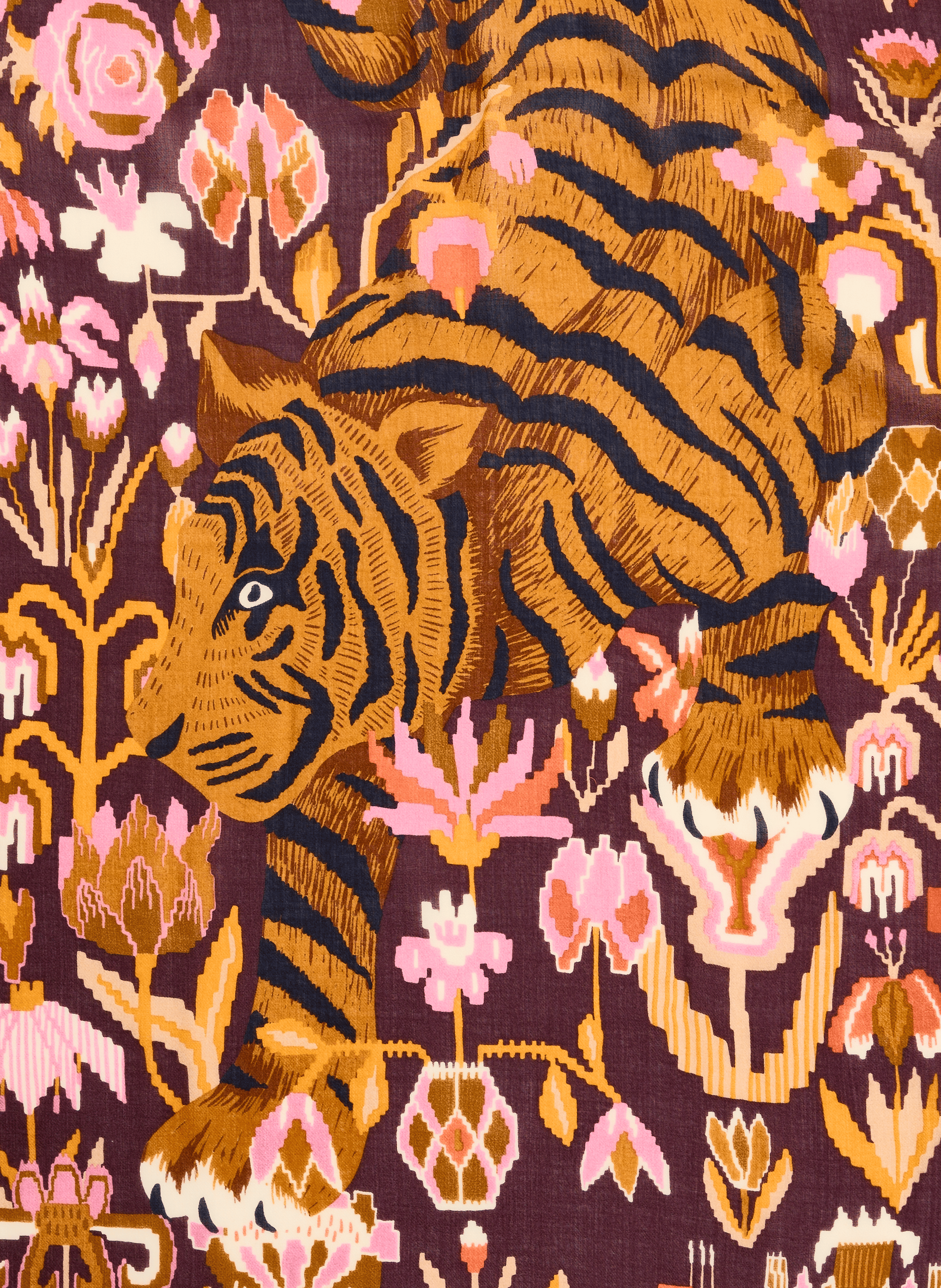 Écharpe à imprimé en laine INOUITOOSH Multicolore