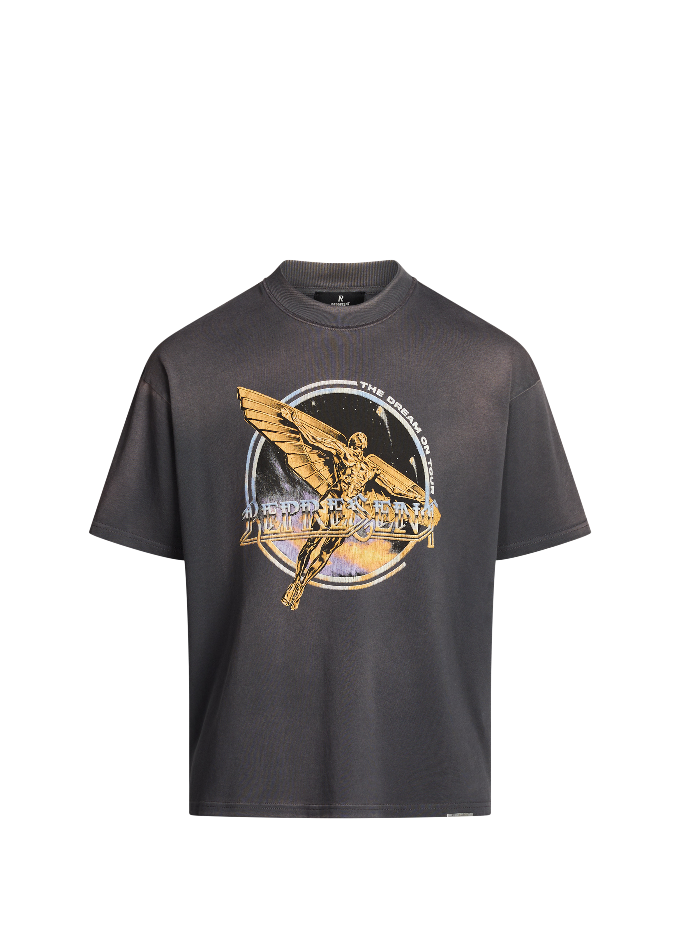 REPRESENT T-shirt ample Dream On en coton Gris