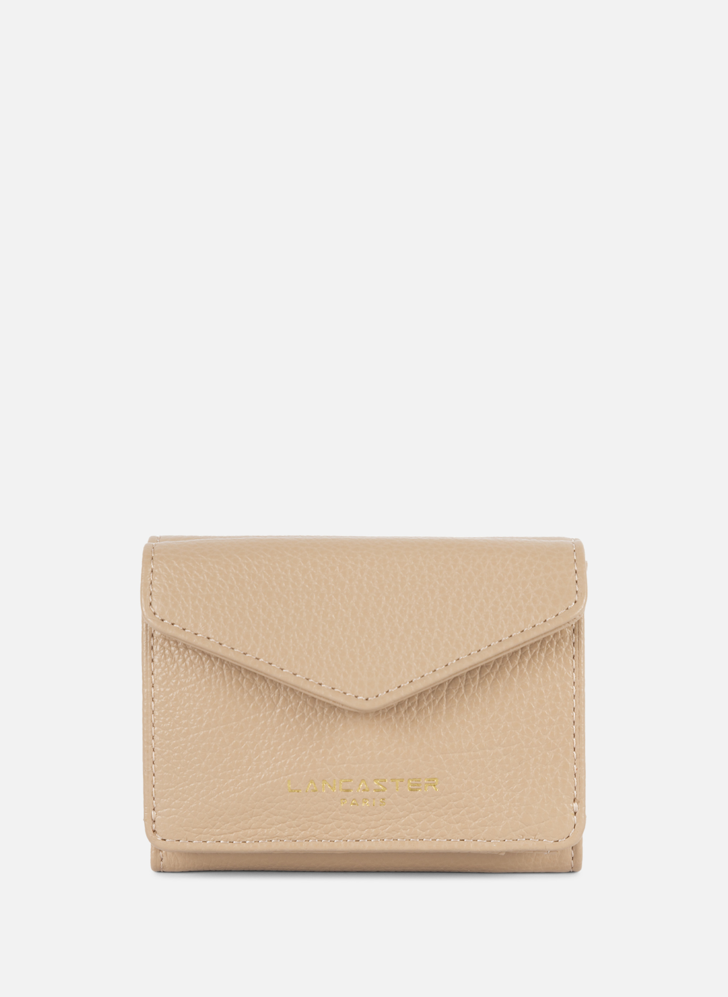 LANCASTER Mini back to back wallet - Dune Beige