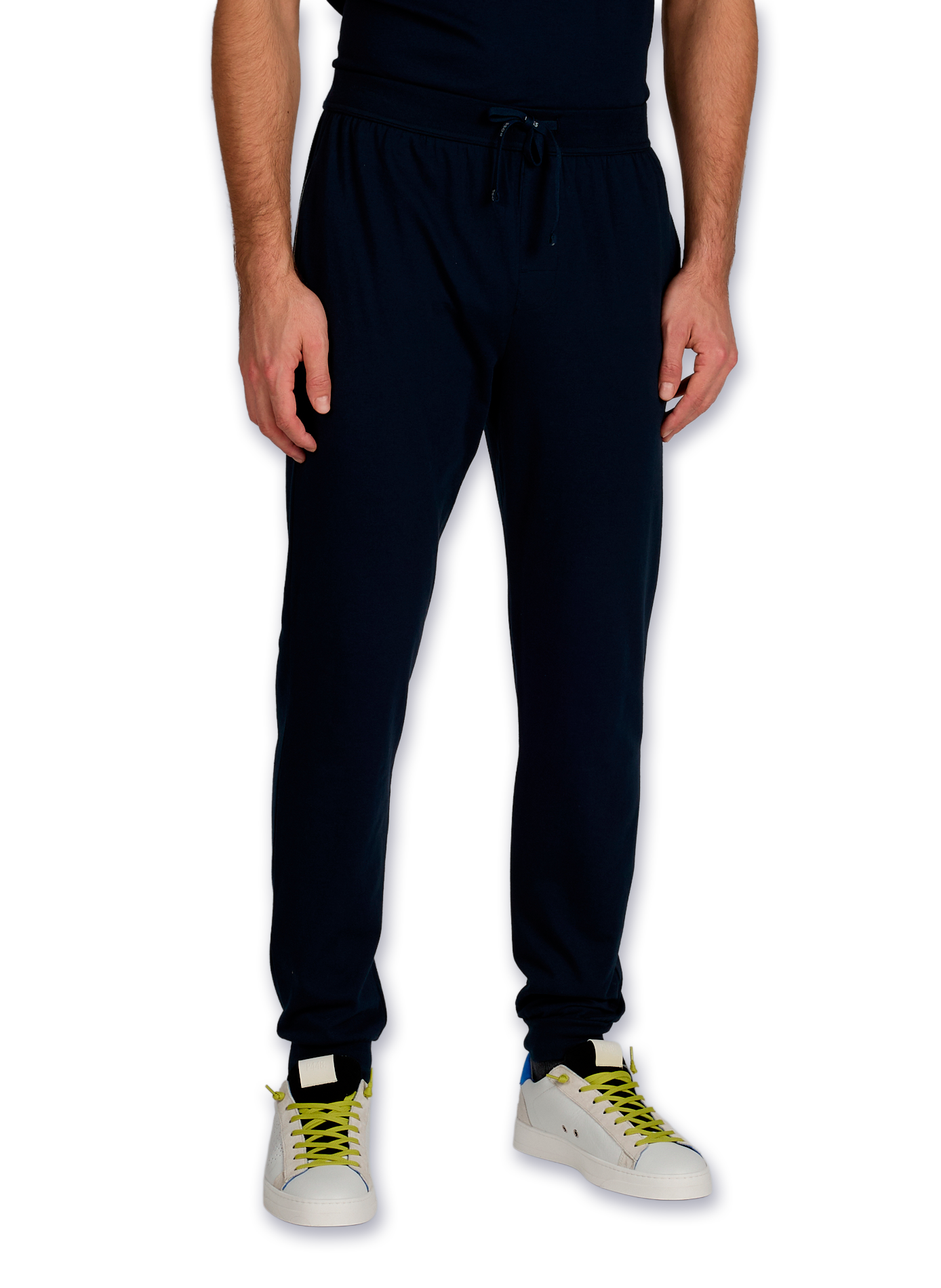 Straight cotton joggers BOSS Blue